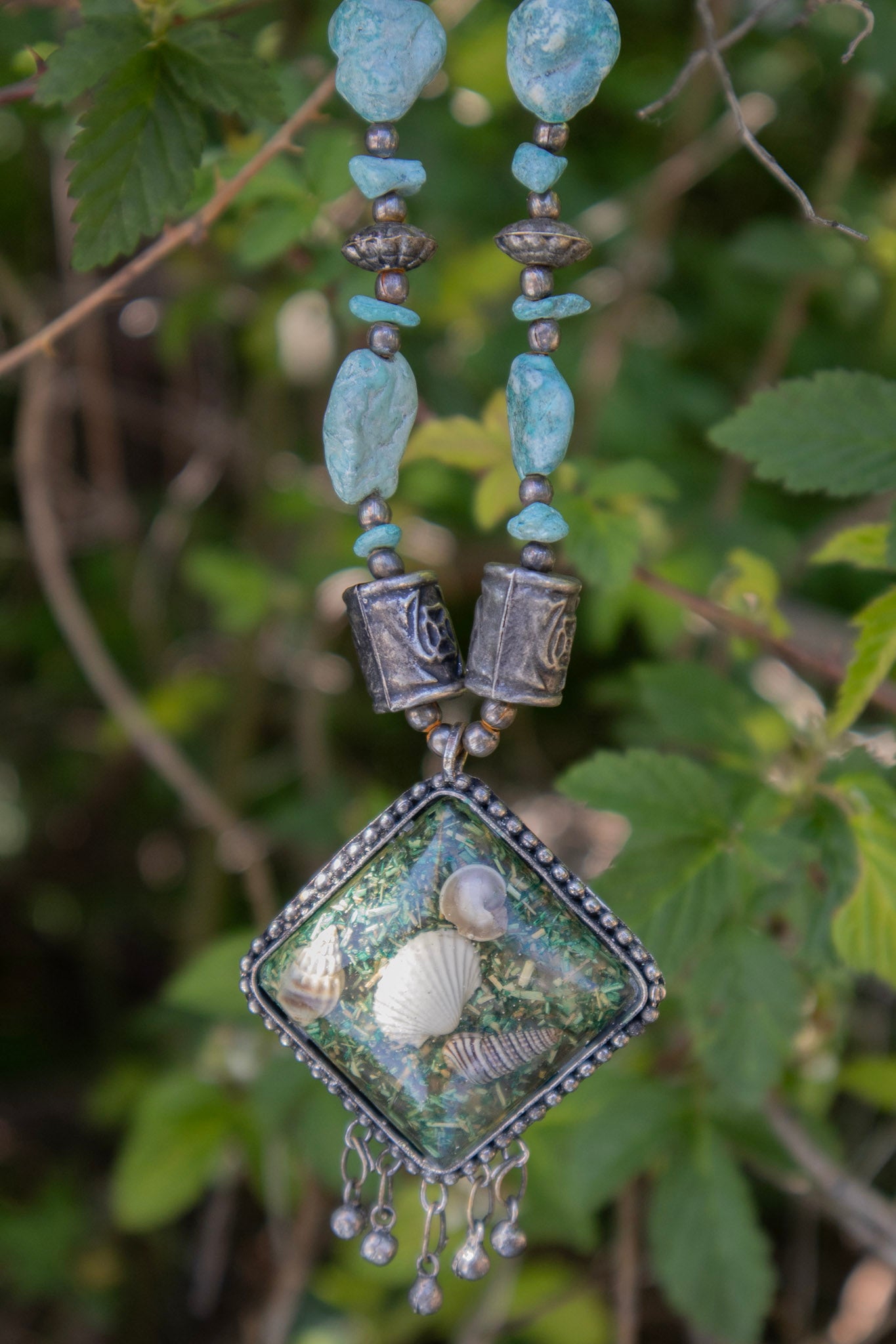 Resin Seashell Necklace
