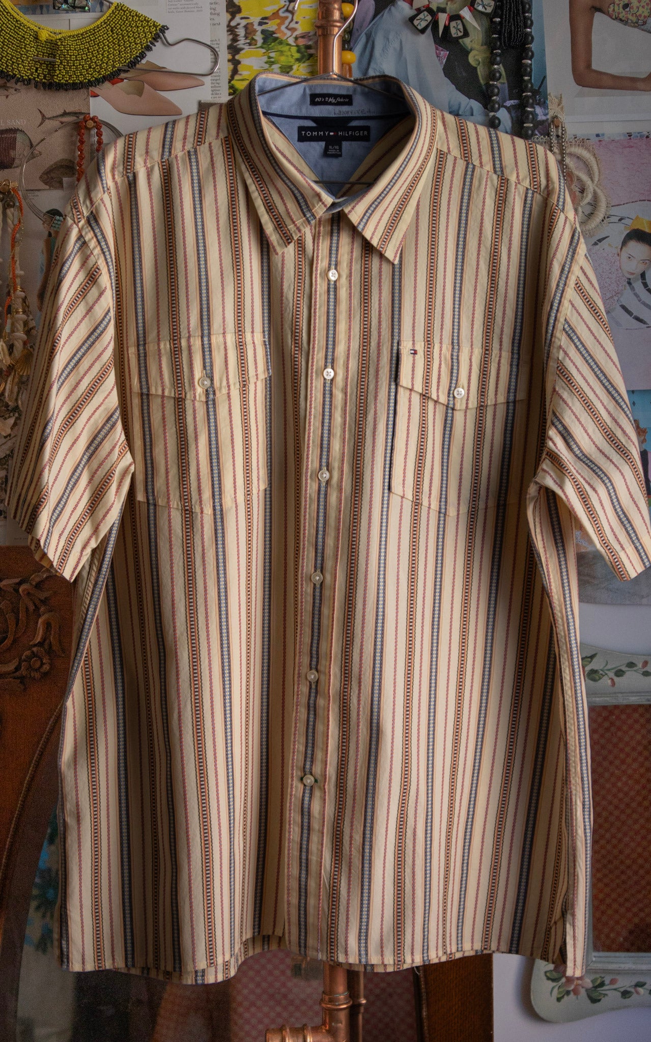 80's Two Ply Button Down