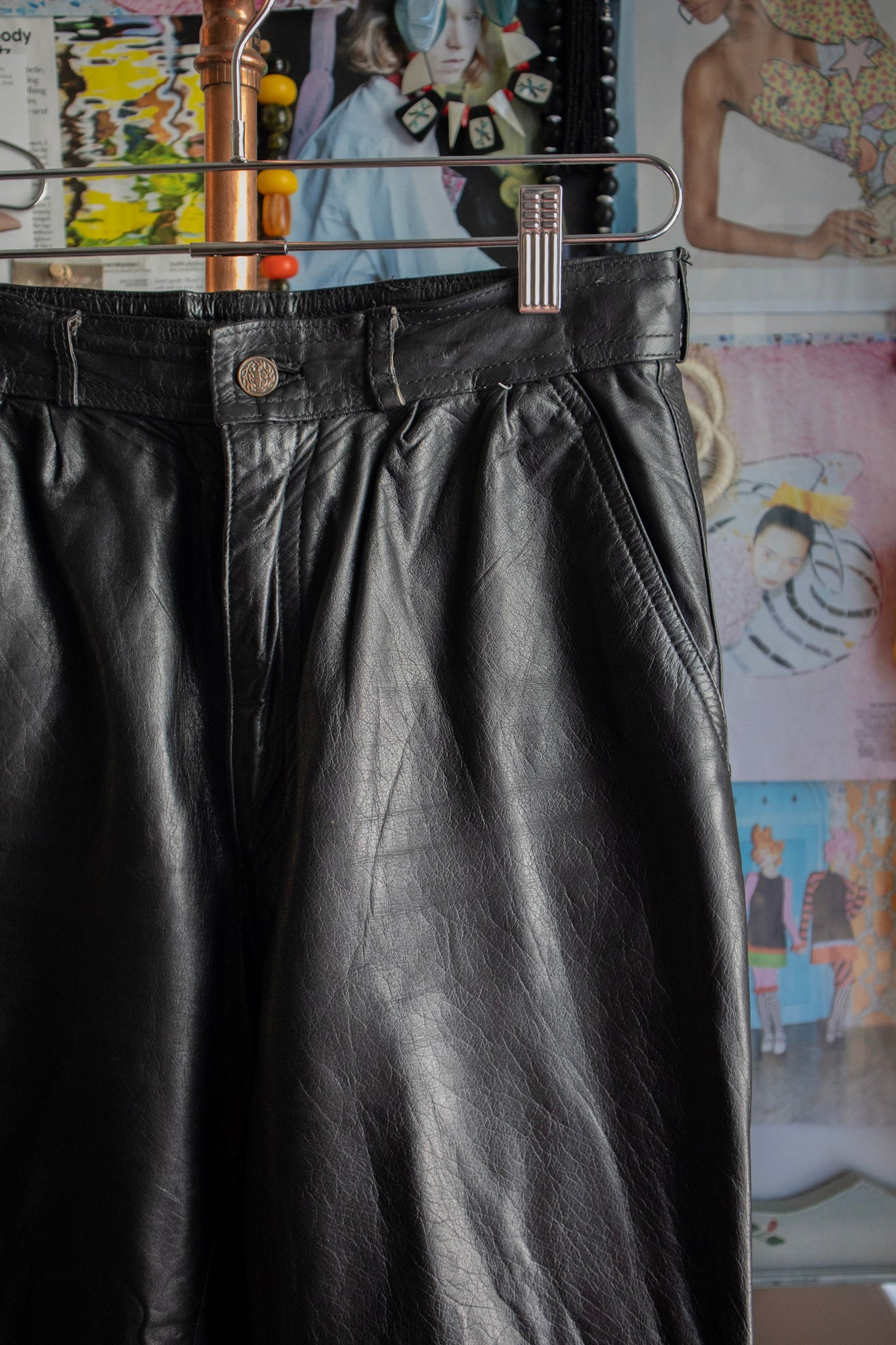 Genuine Leather Pants