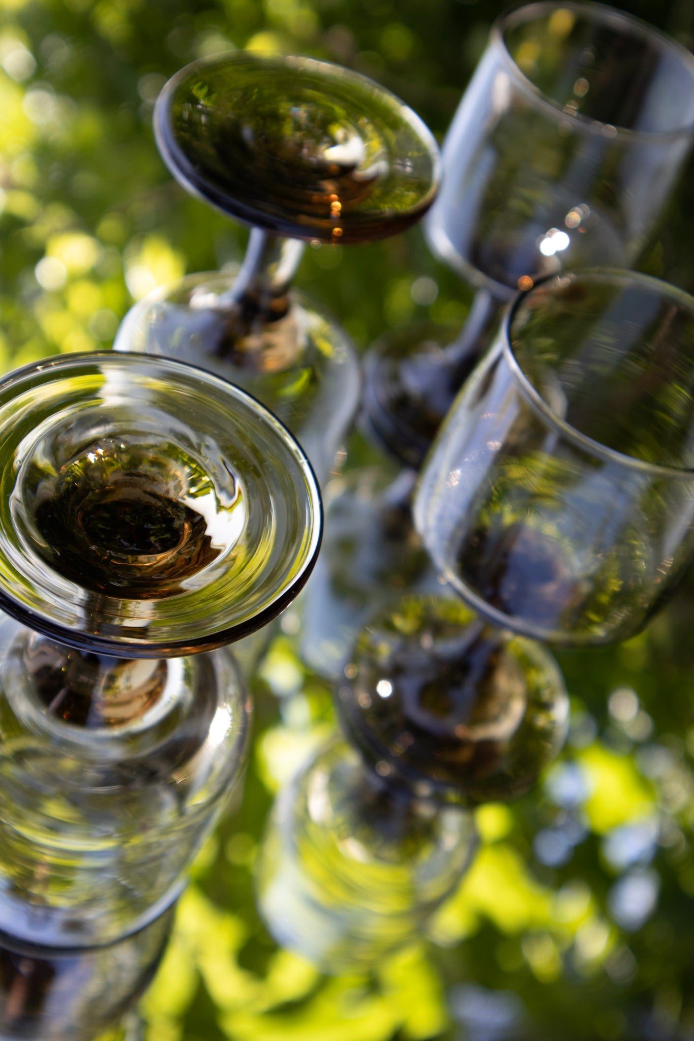 Smokey Wine Goblets (Set of 4)