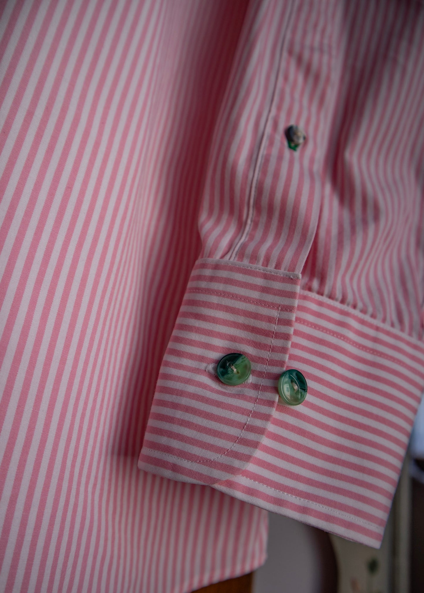 Pink Striped Button-down