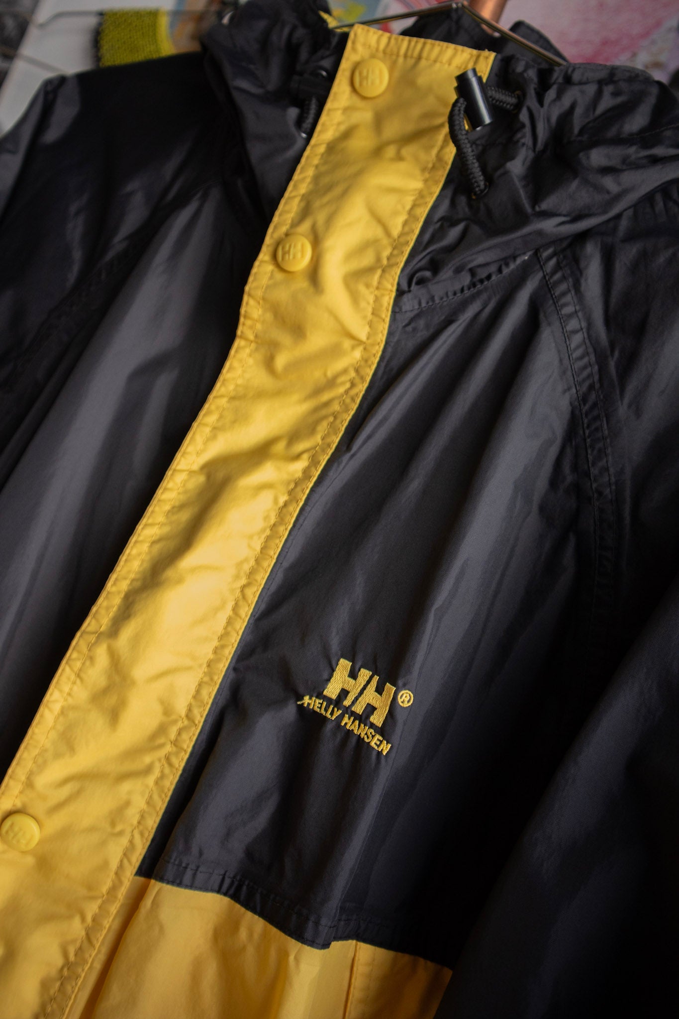 Black and Yellow Raincoat