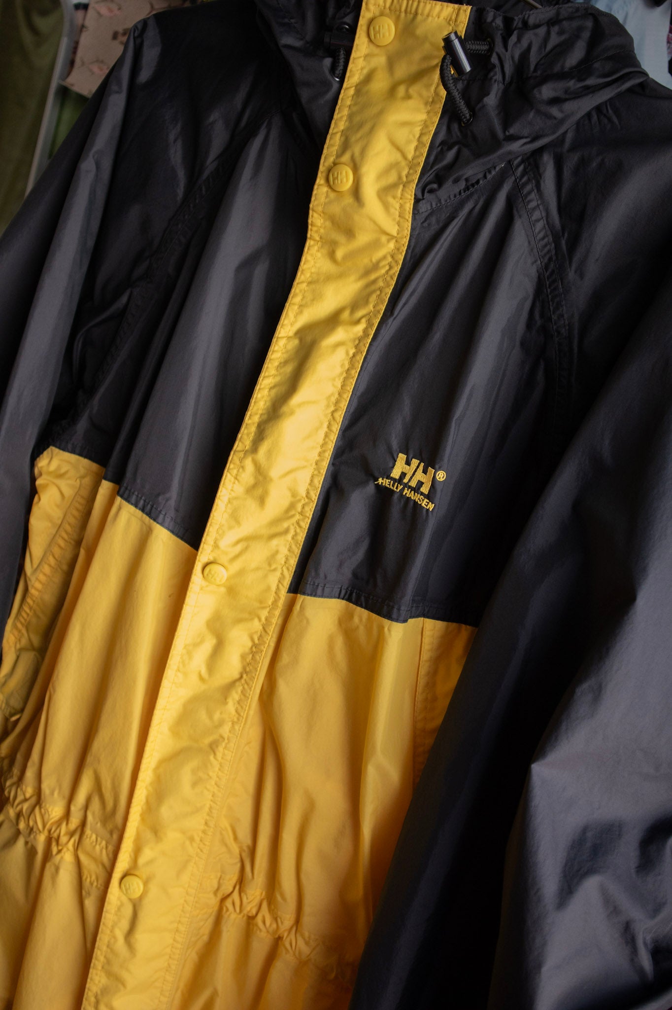 Black and Yellow Raincoat