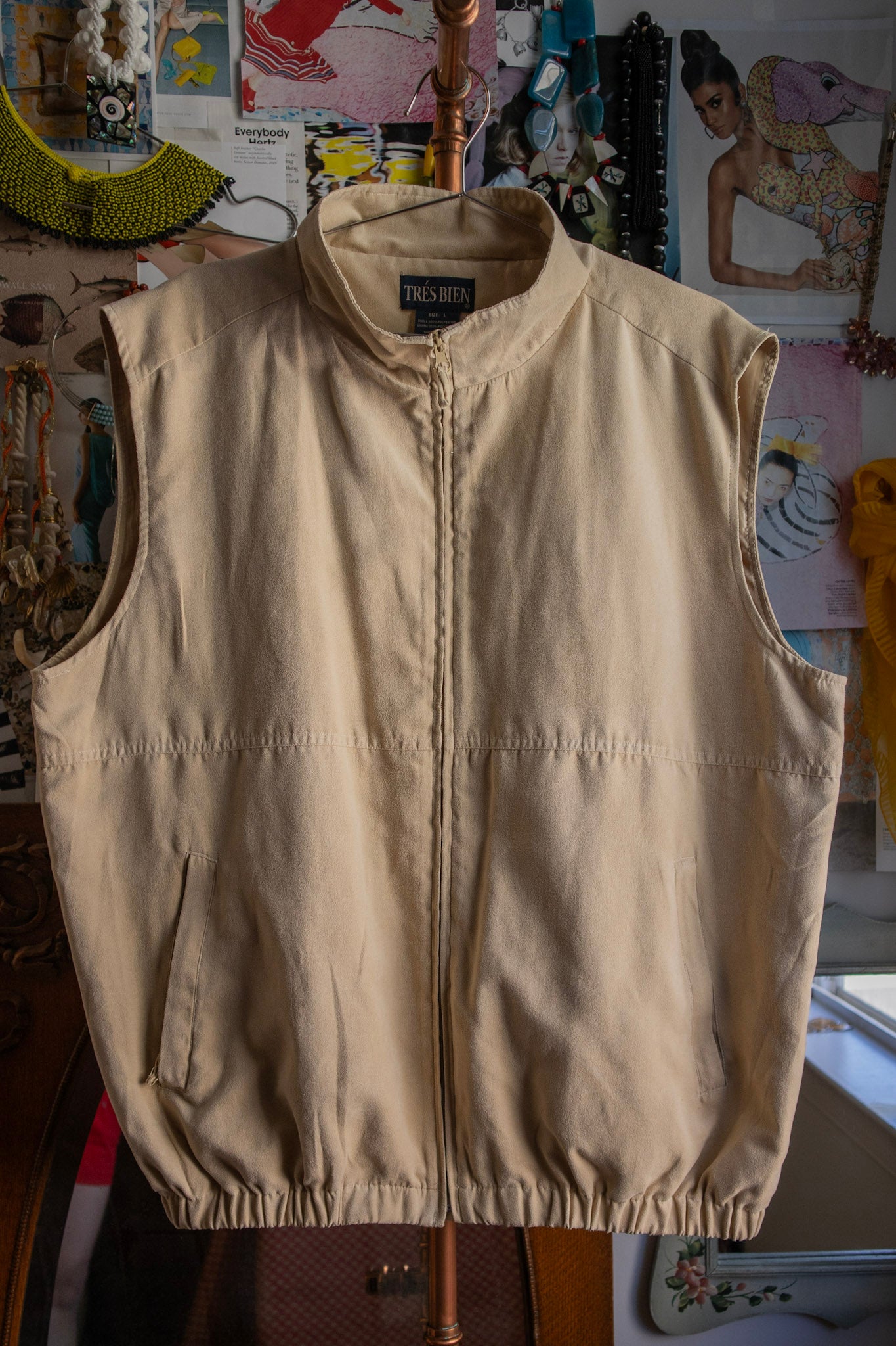 Tan Golf Vest