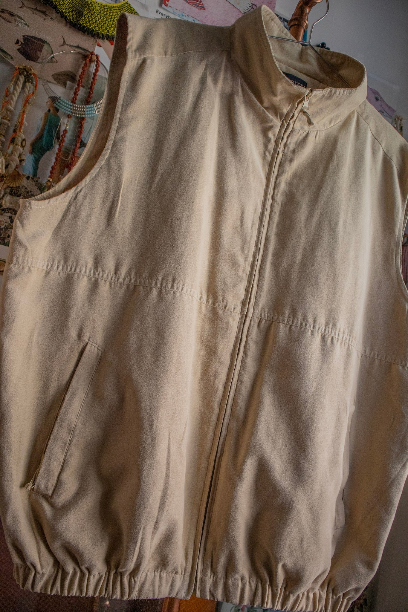 Tan Golf Vest