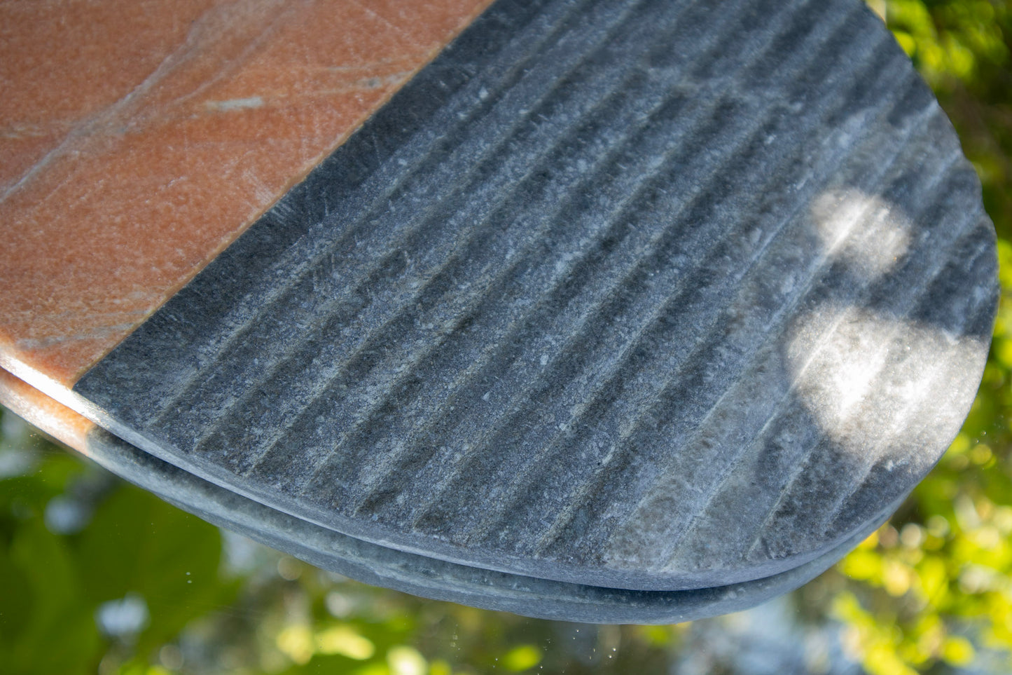 Ridged Marble Platter