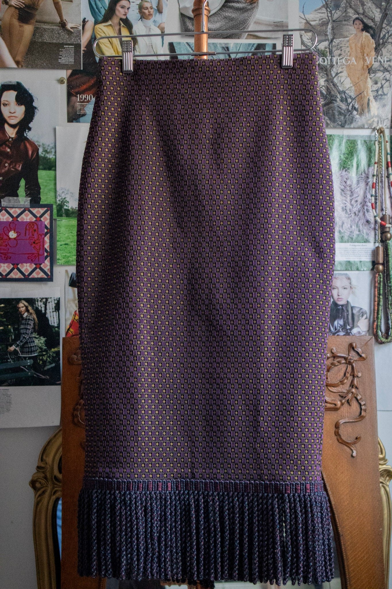 Polka dot Pencil Skirt