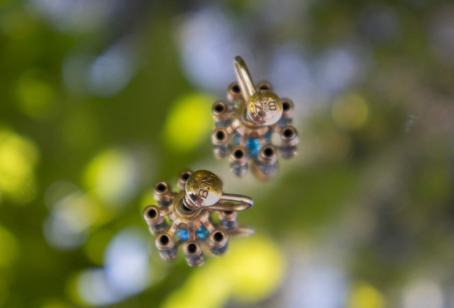 Antique Aqua Screwbacks