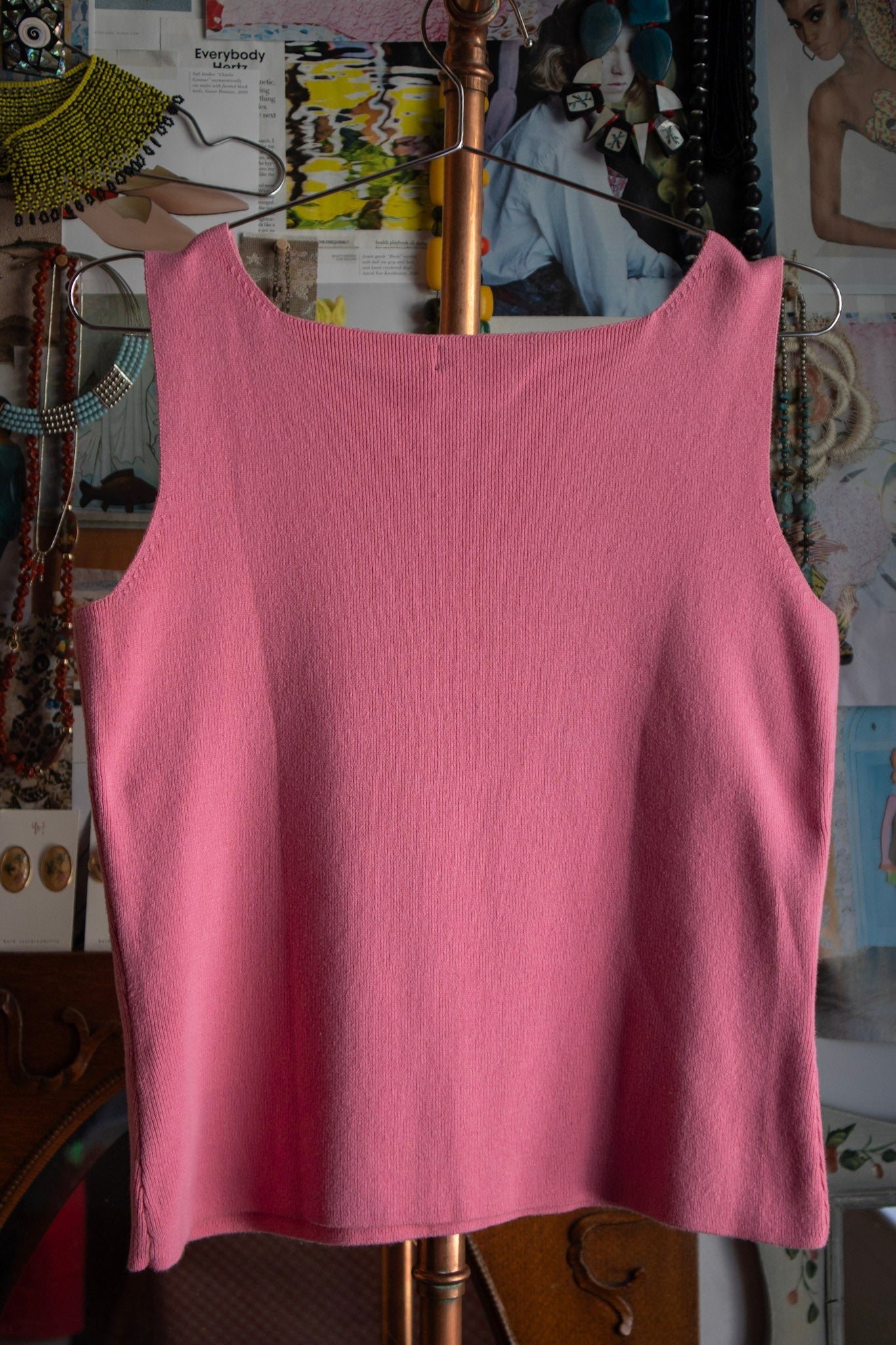 Flamingo Knit Tank