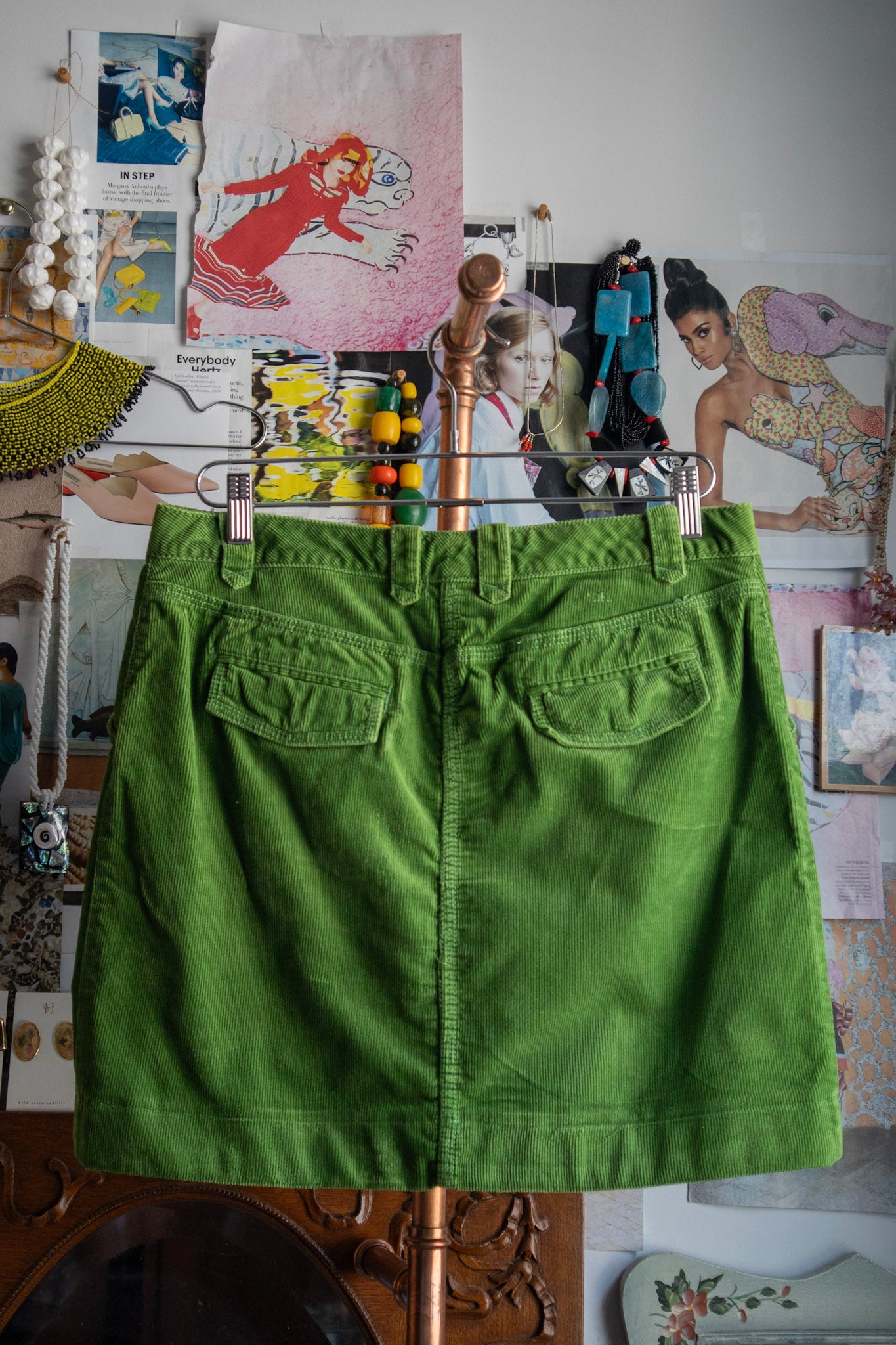 Corduroy Mini Skirt