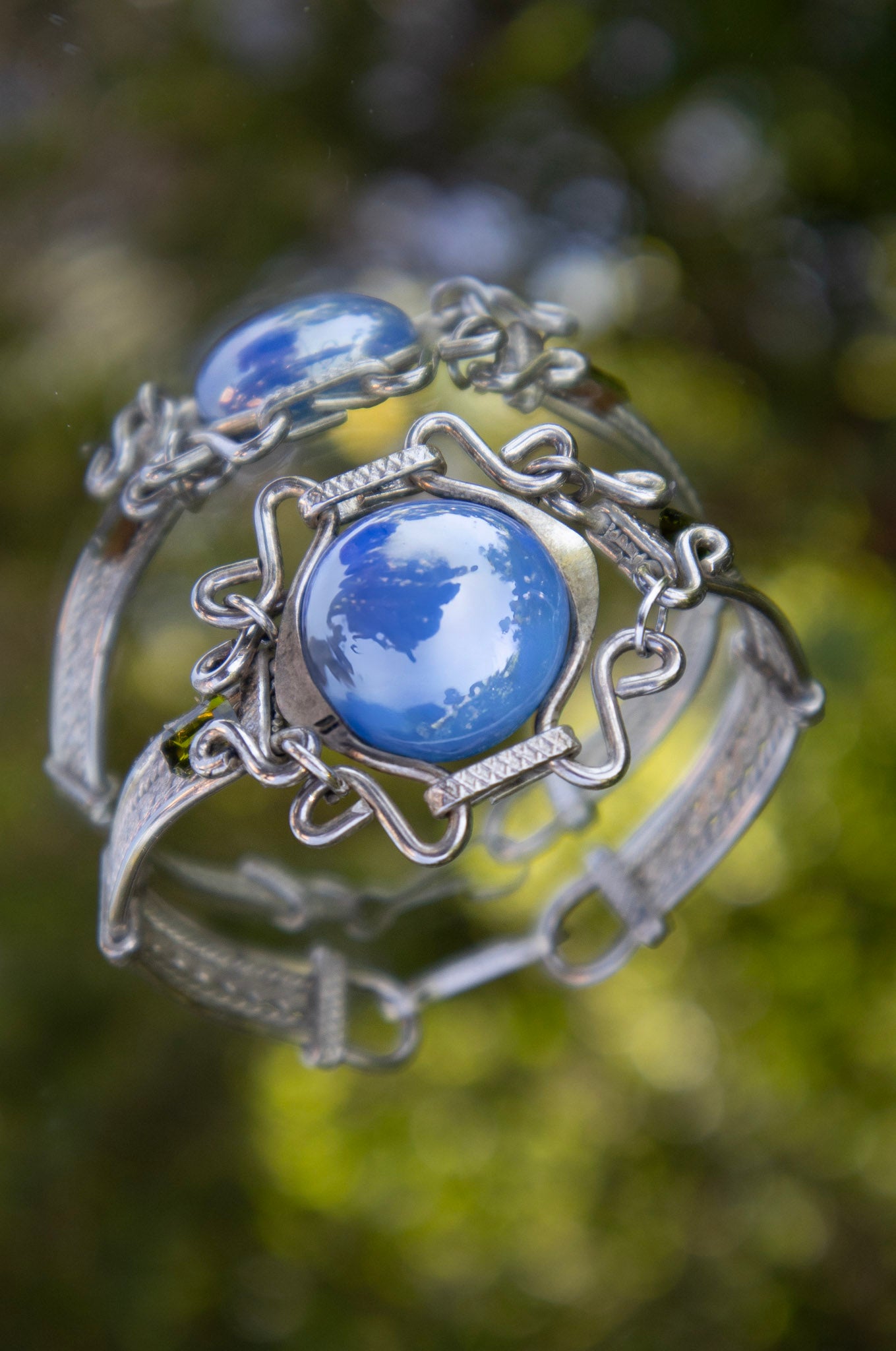 Sky Blue Glass Bangle