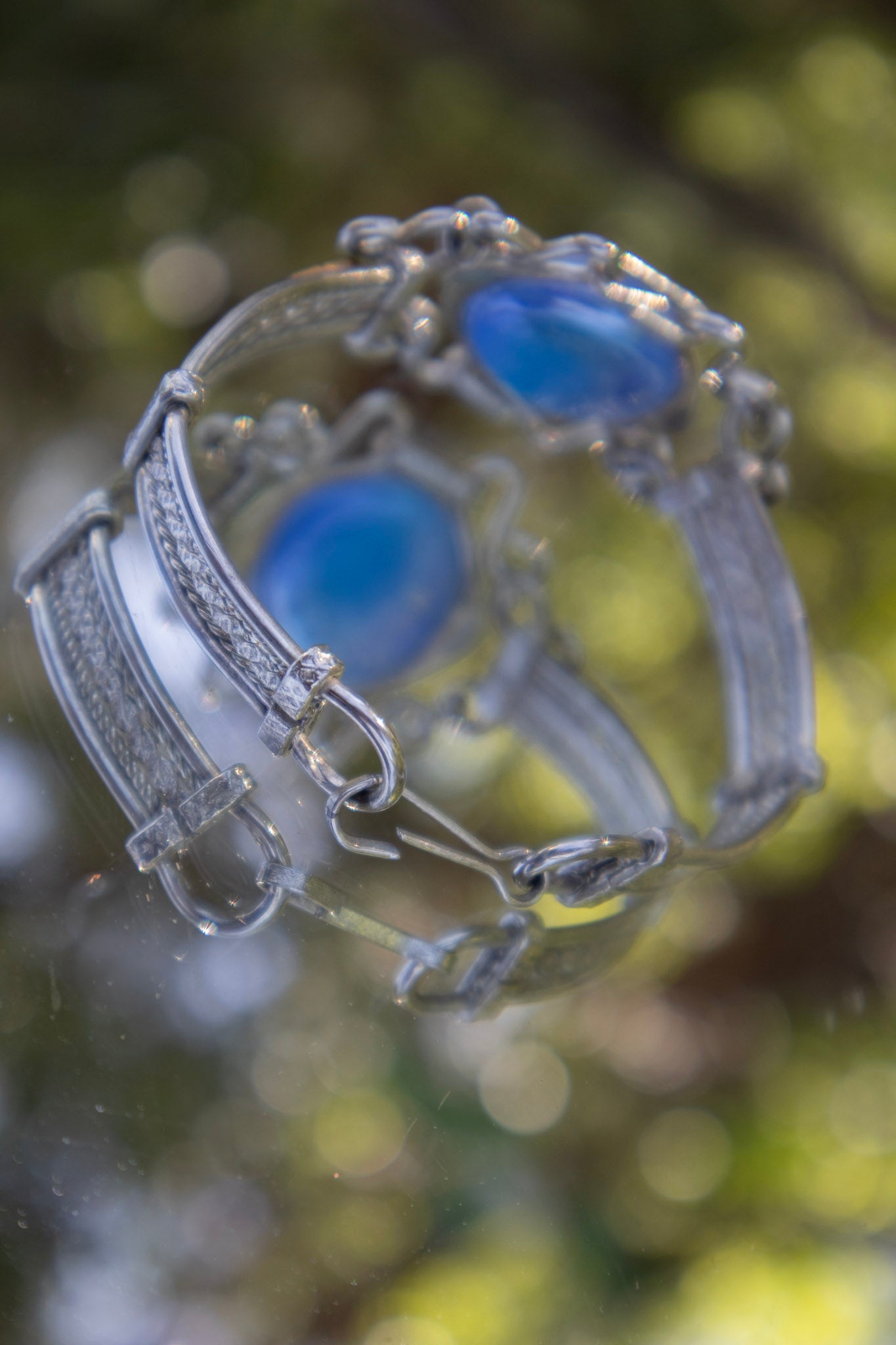 Sky Blue Glass Bangle