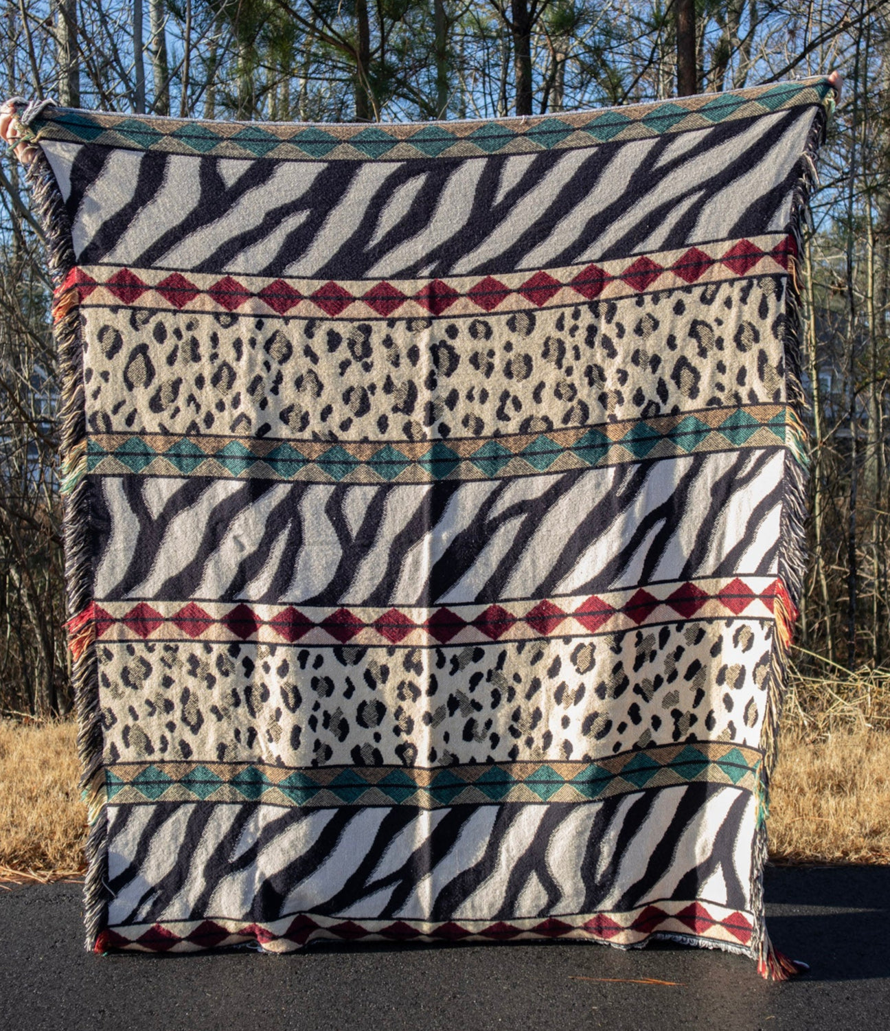 Animal Print Throw