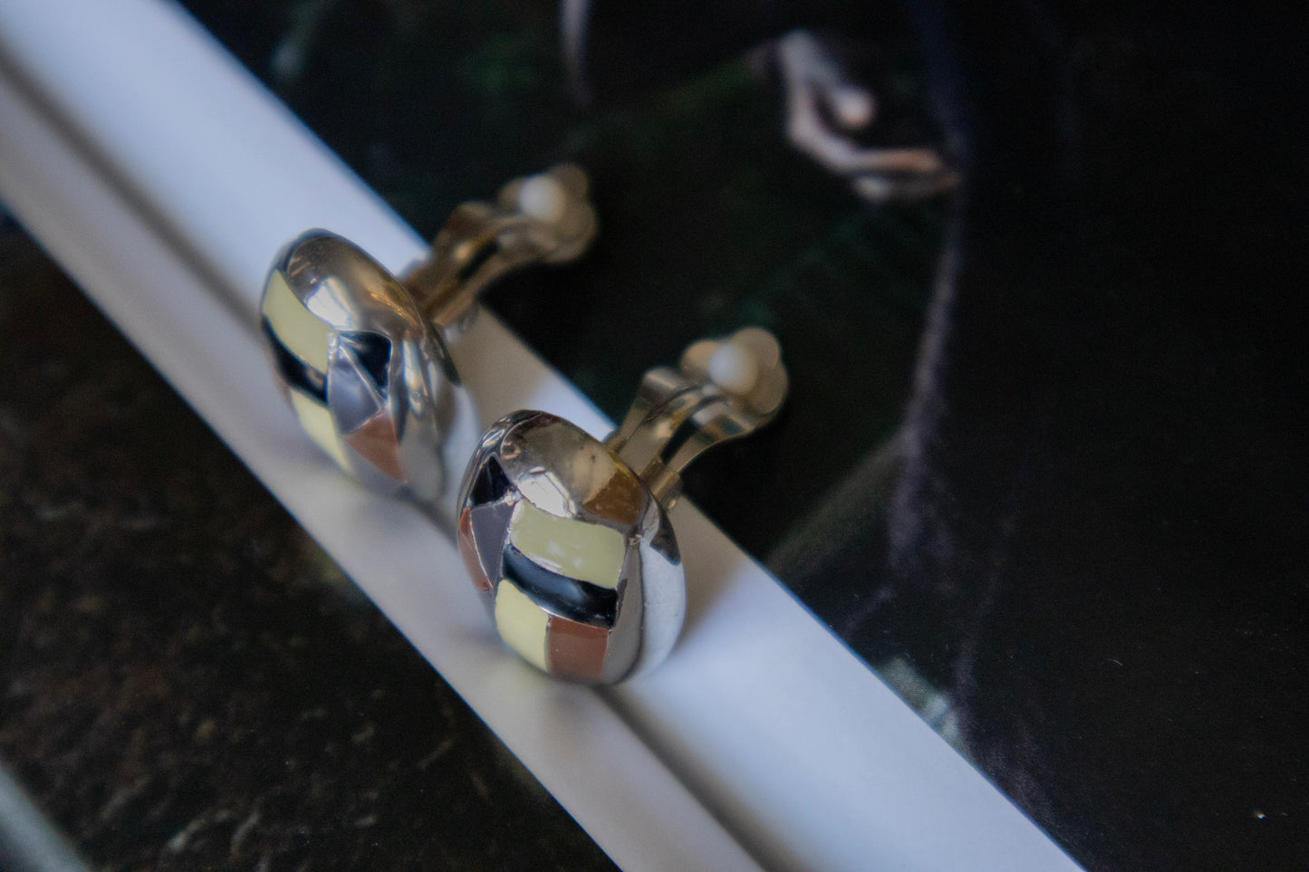 Abstract Mosaic Clip-Ons