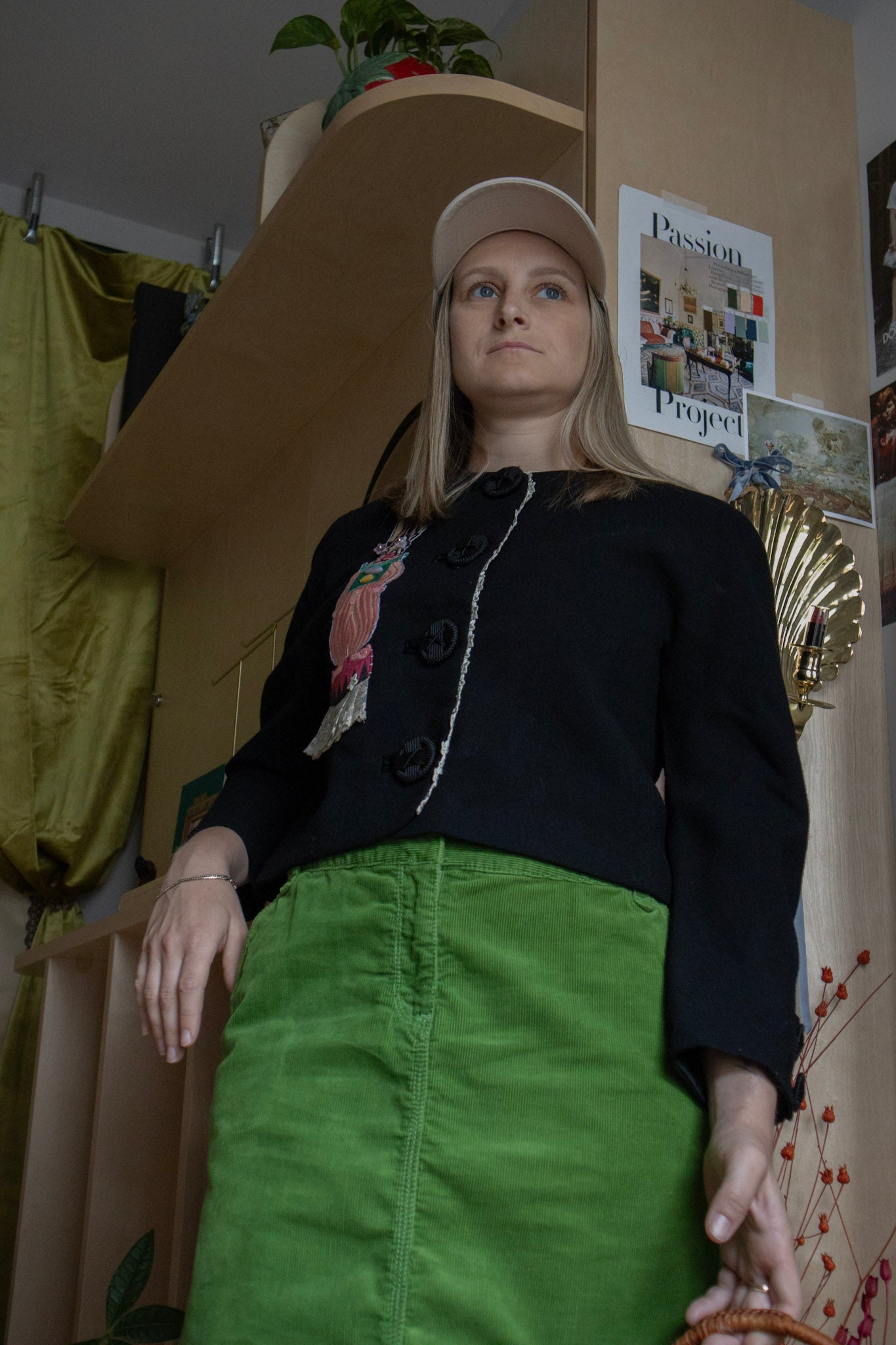 Corduroy Mini Skirt