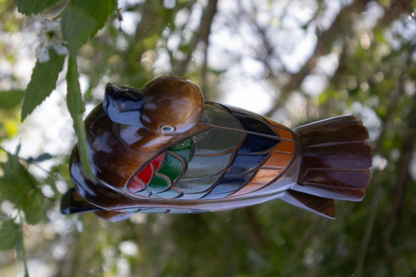 Painted Wooden Duck