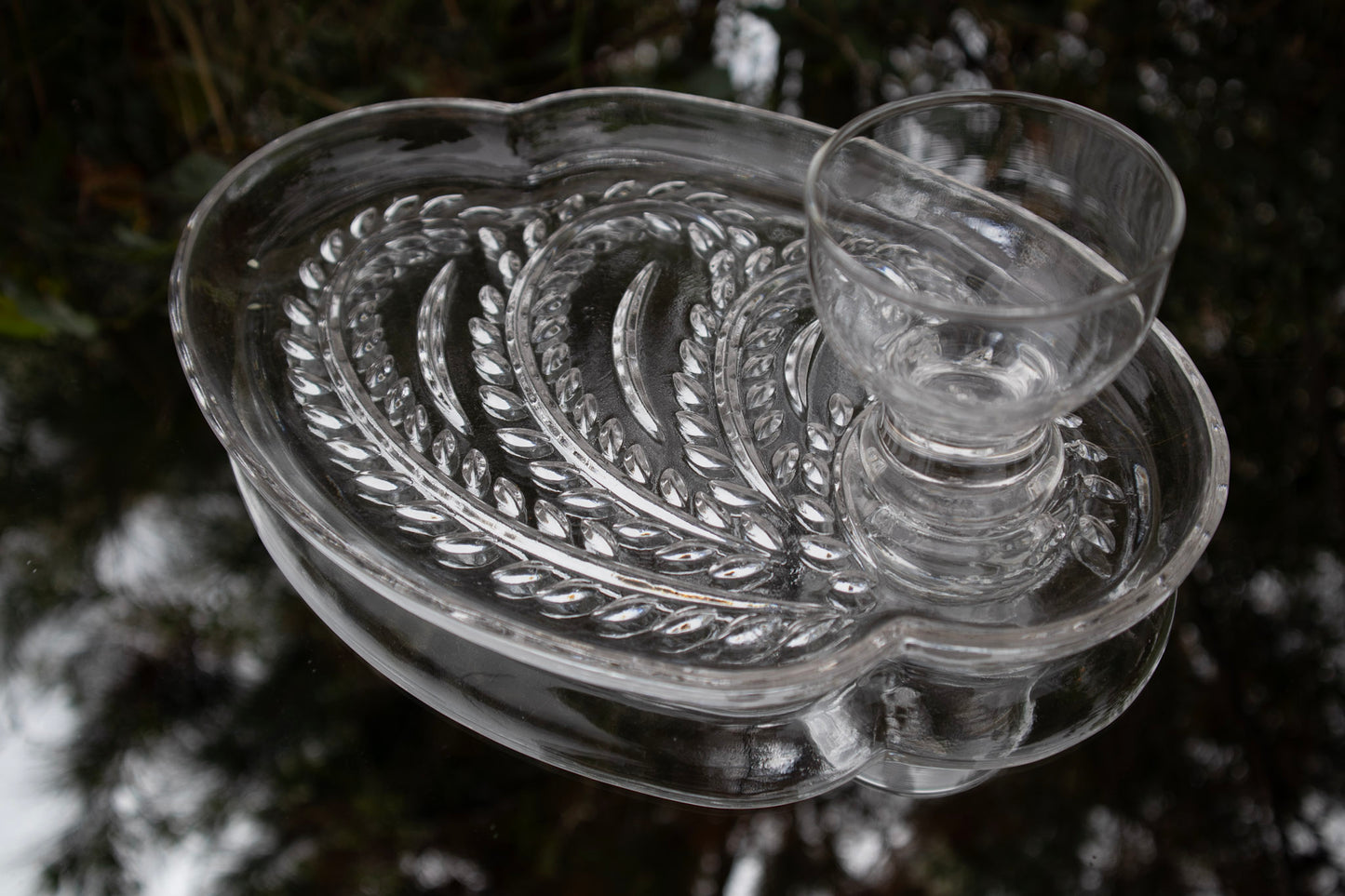 Federal Glass Snack Set