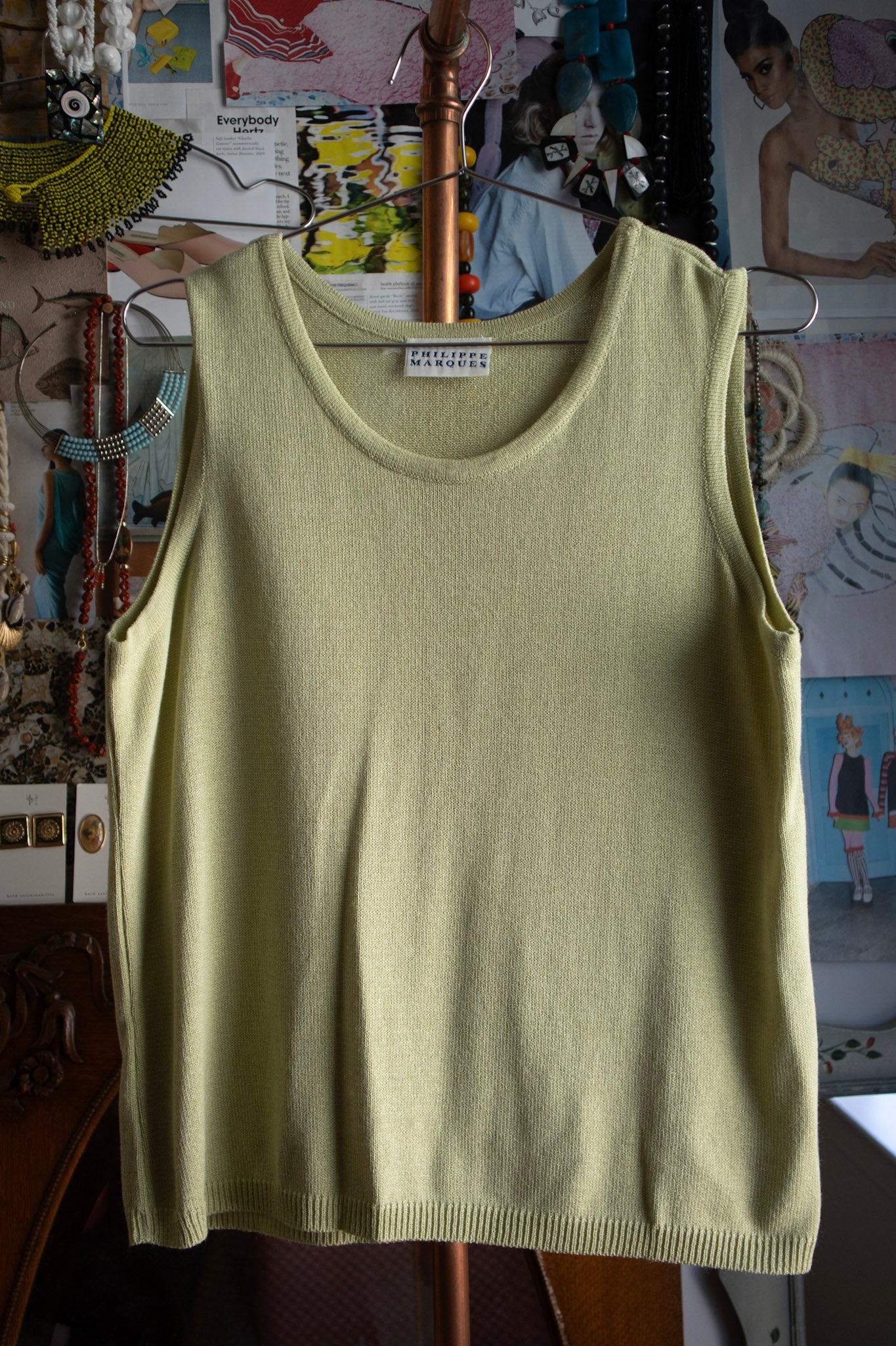 Pistachio Knit Tank