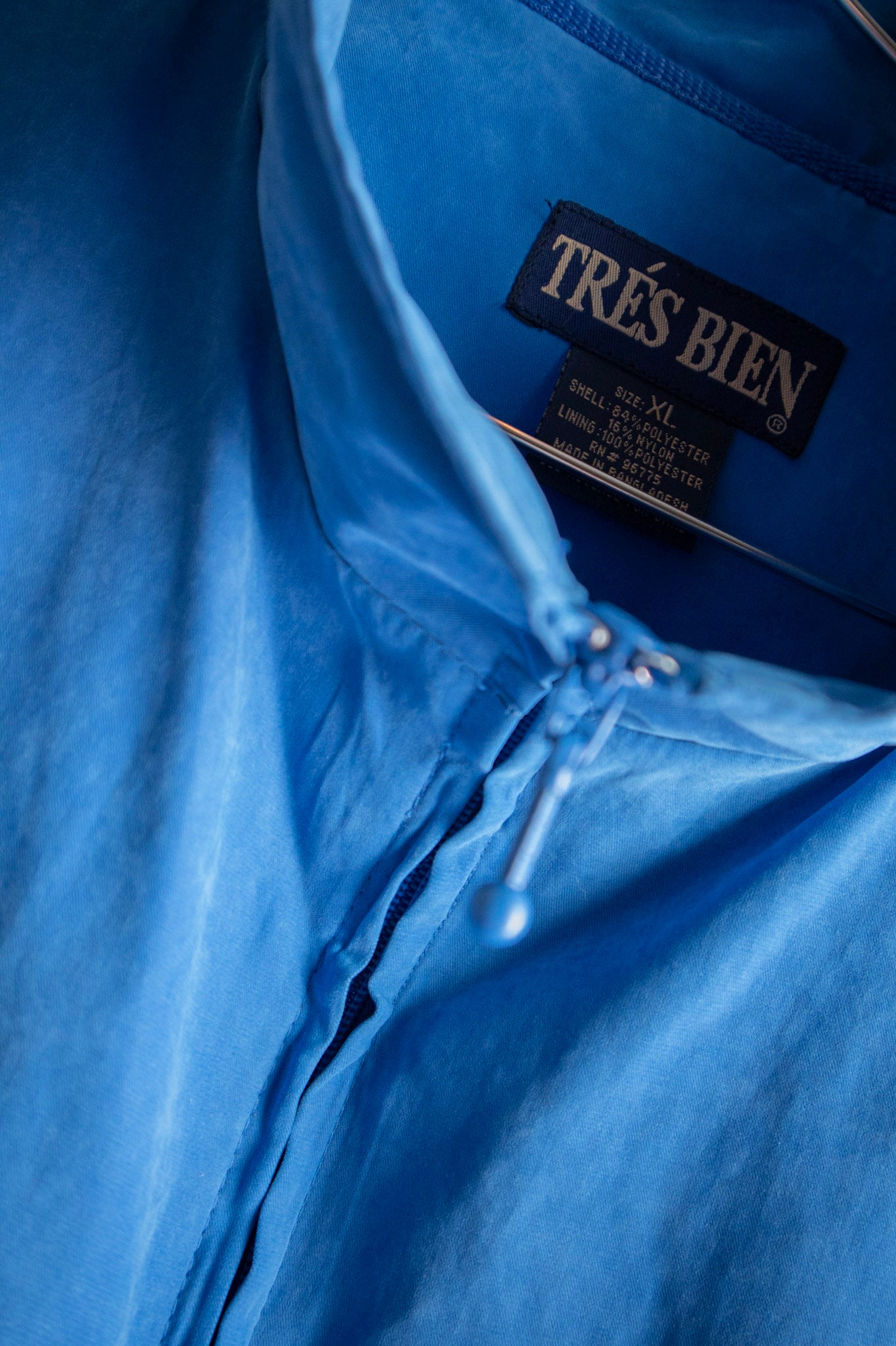 Blue Golf Short-Sleeve Zip