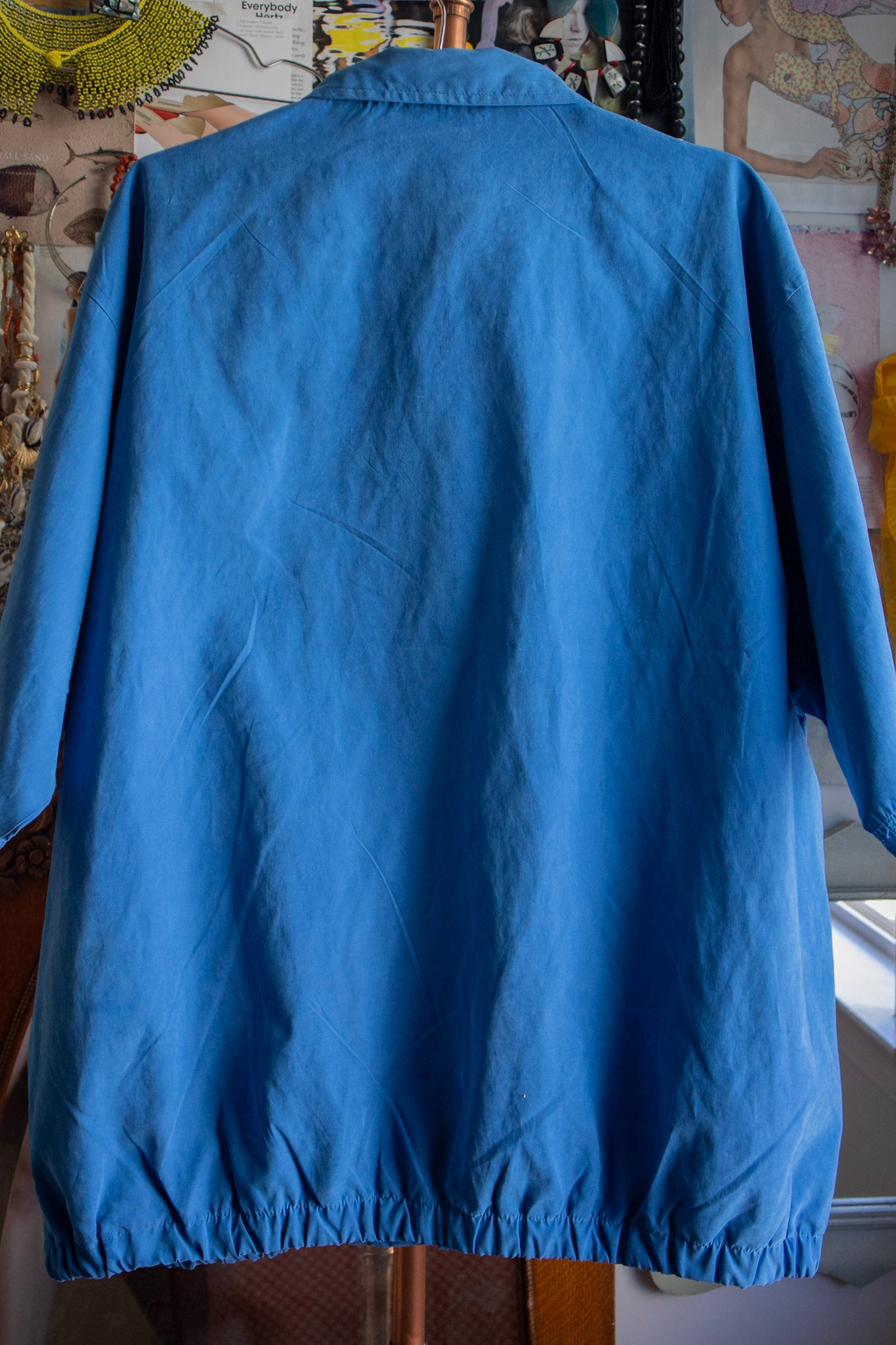 Blue Golf Short-Sleeve Zip