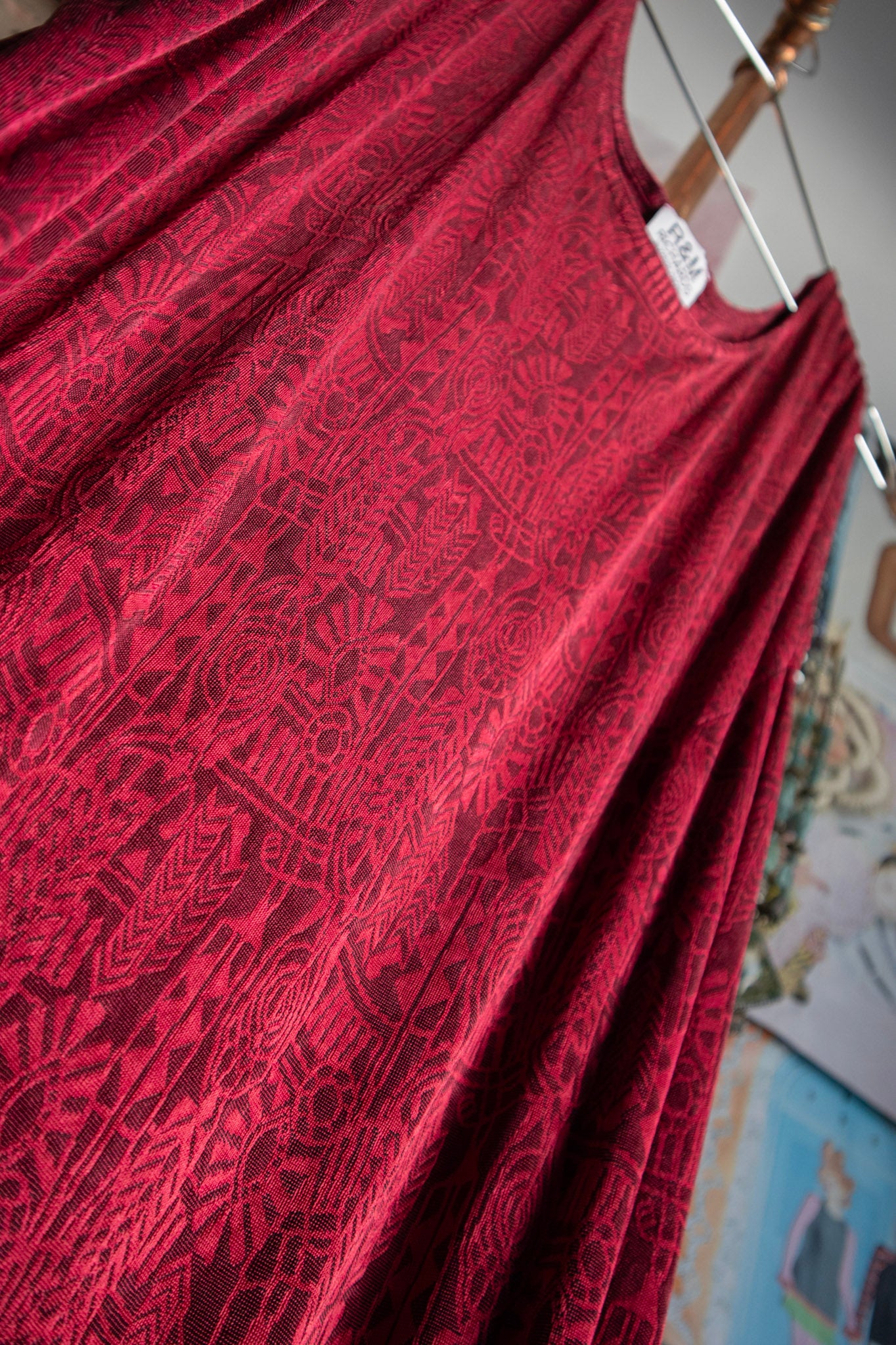Burgundy Maxi