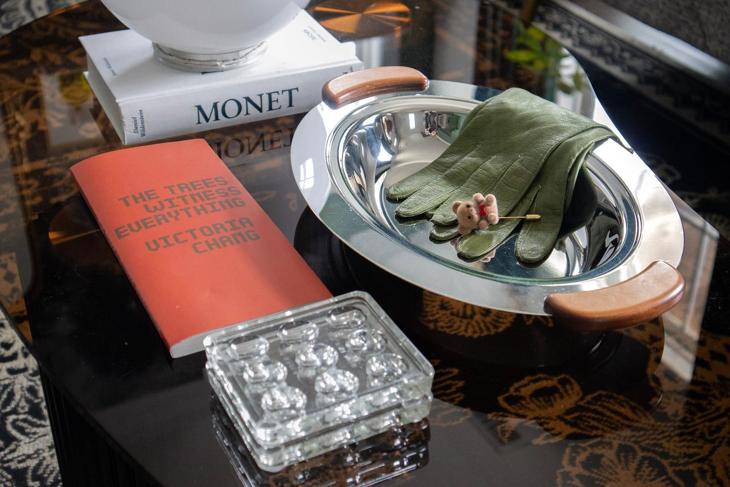 Mid-Century Modern Silver Tray