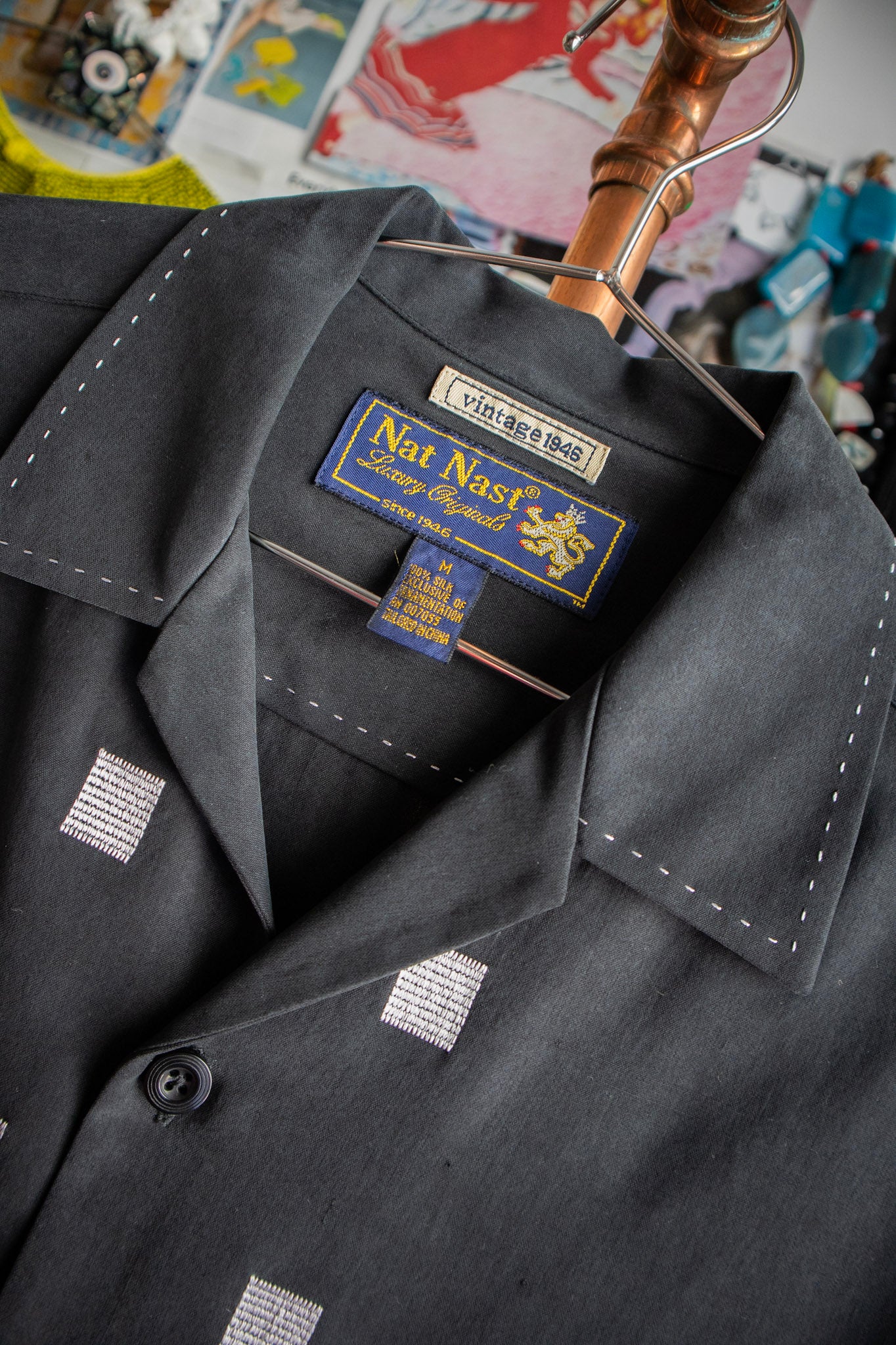 1946 Silk Button-Down