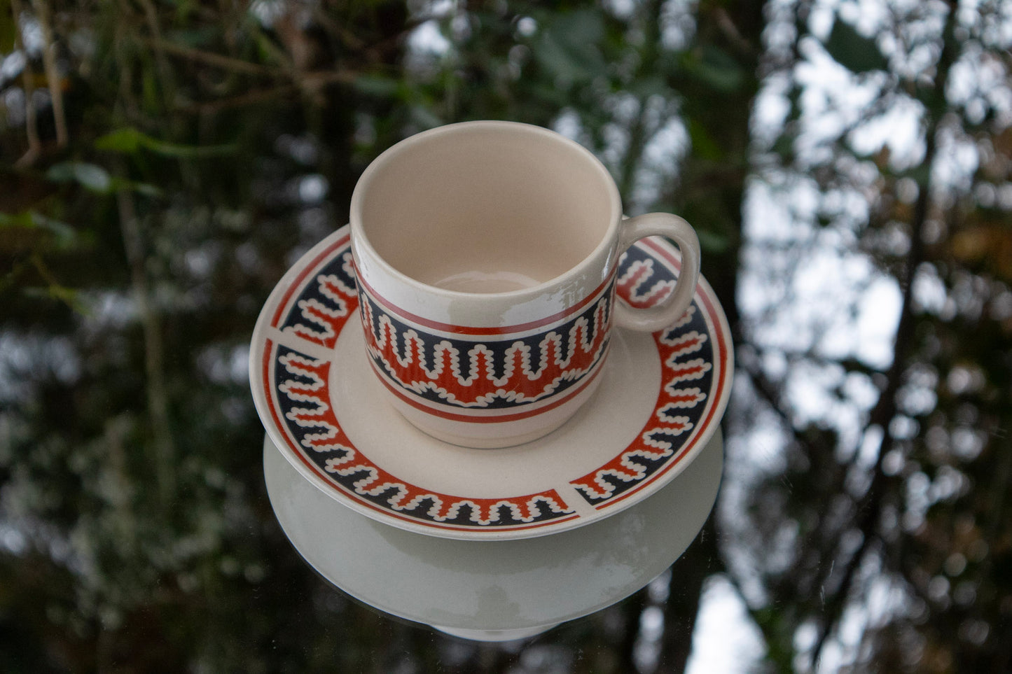 Southwestern Style Cup with Saucer
