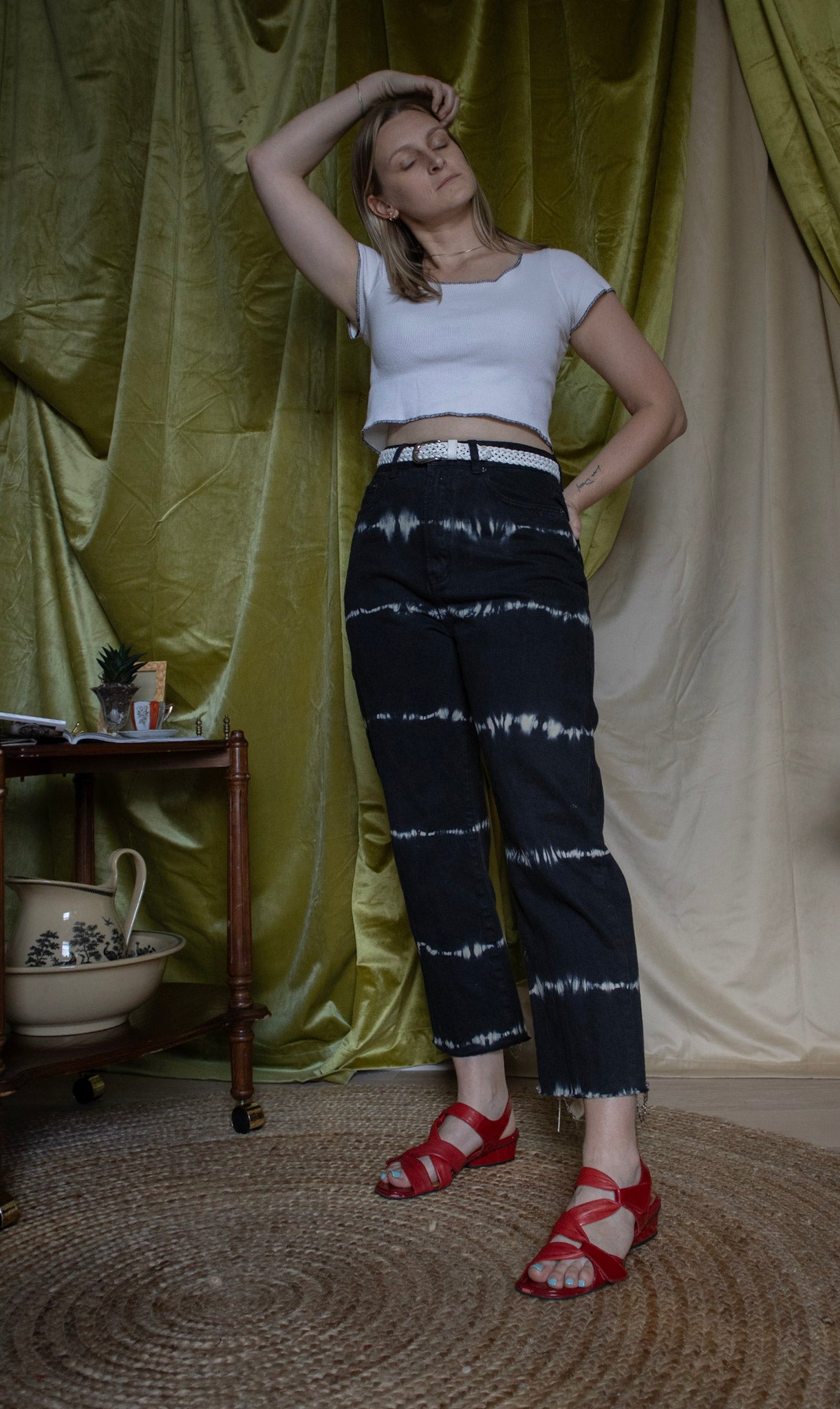 Chainsmoker Tie Dye Jeans