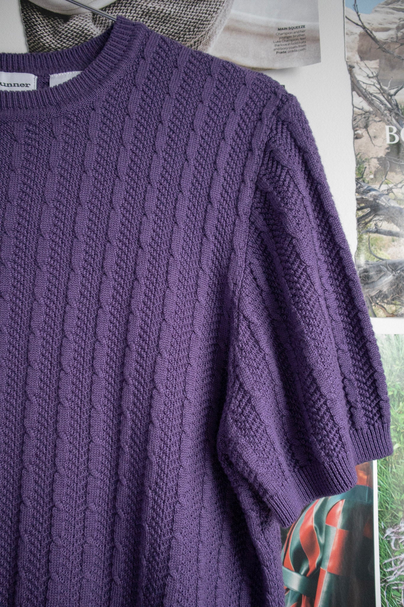 Amethyst Cable Knit