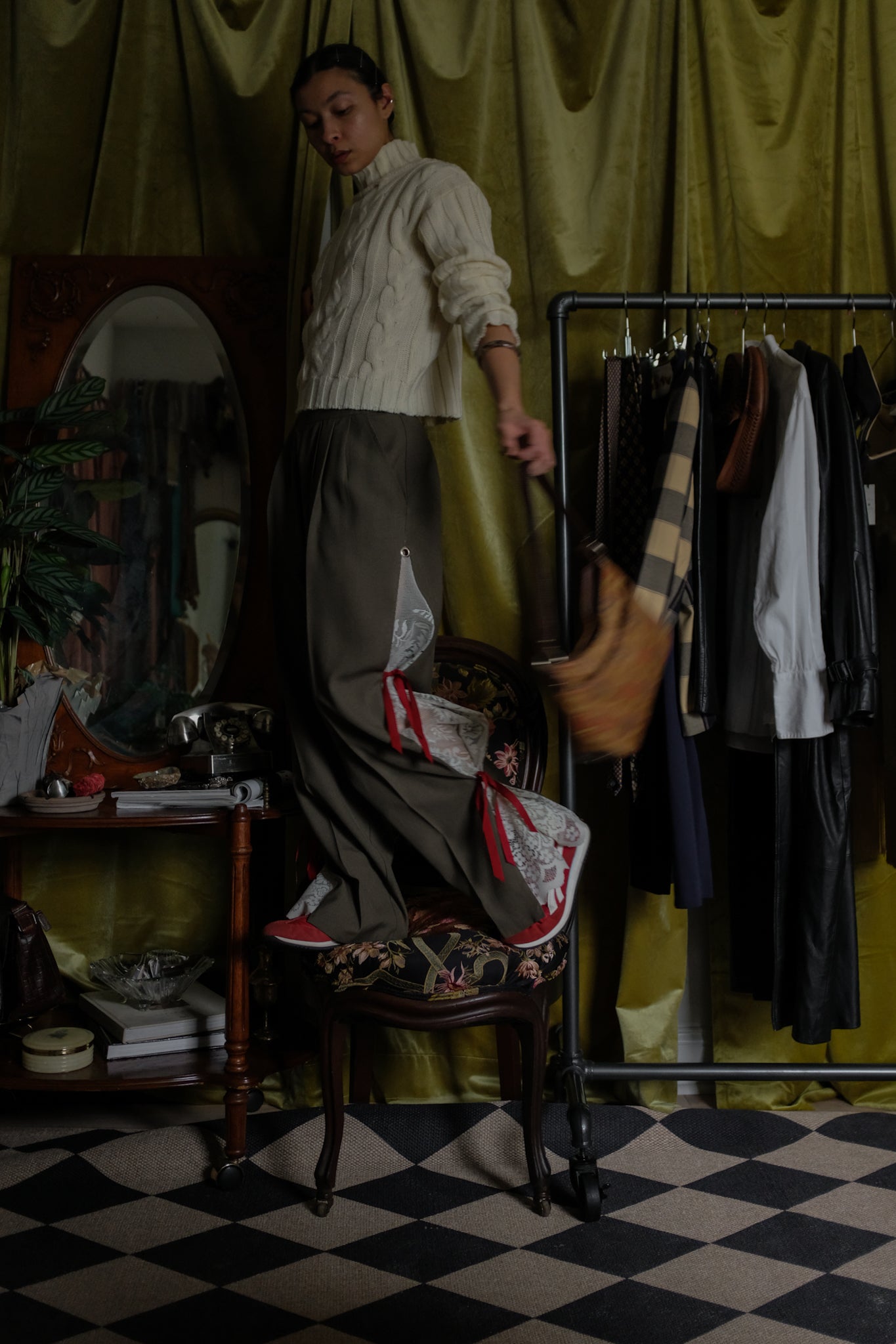 Extra Olives Please Adjustable Wide Leg Pants