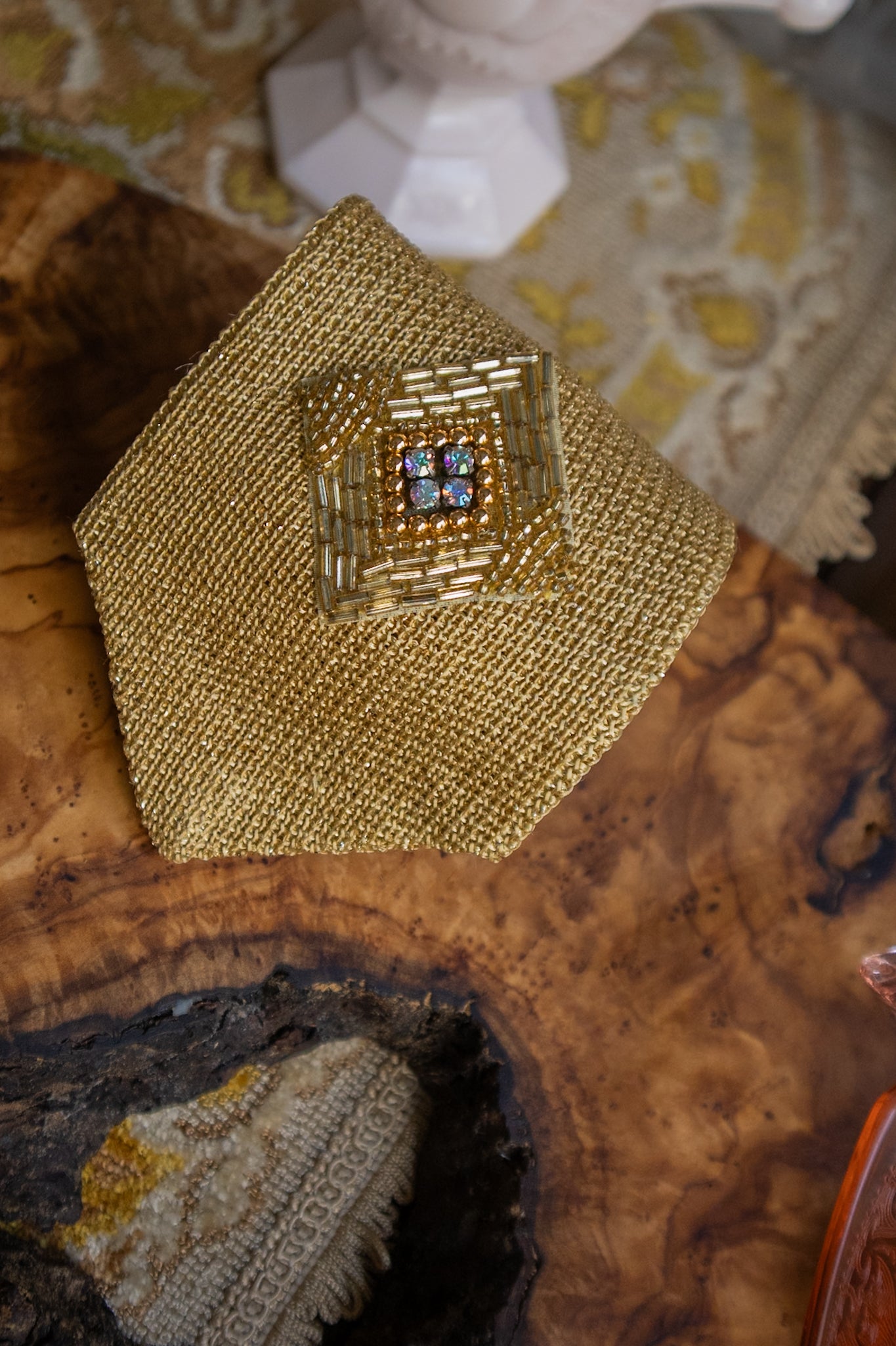 Knit Gold Tie