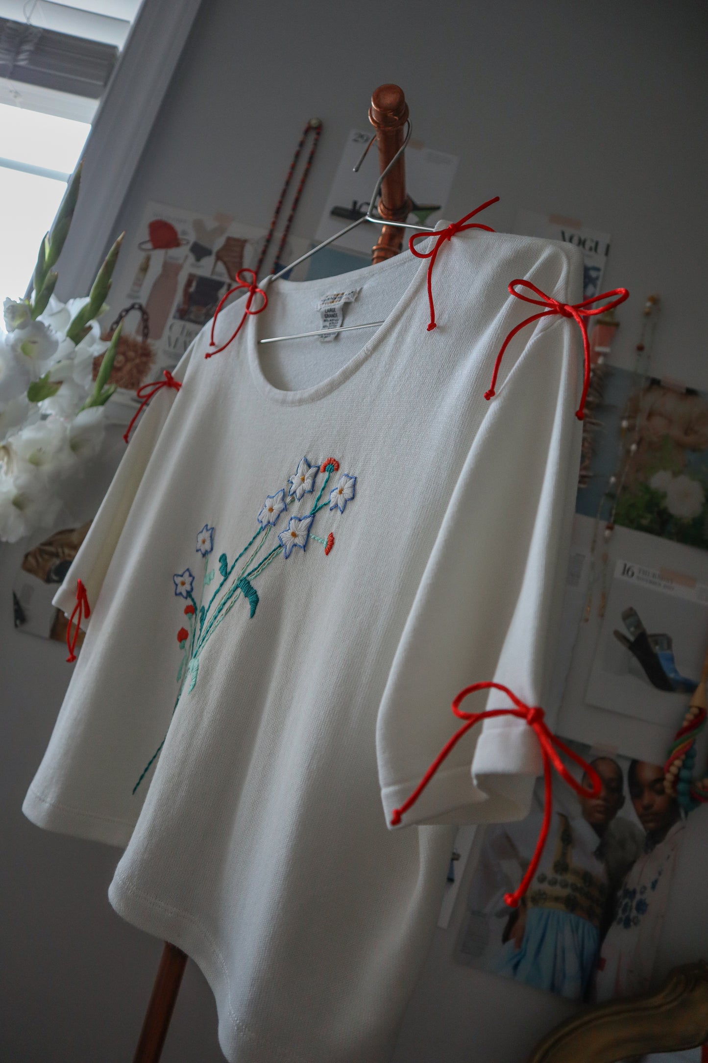 Floral Bouquet Knit Crop