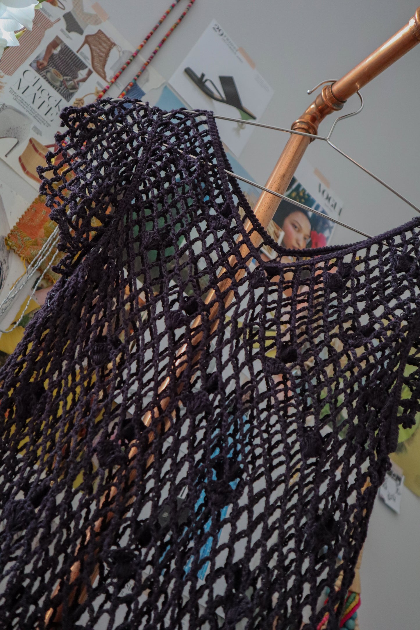 Squid Ink Crochet Cover