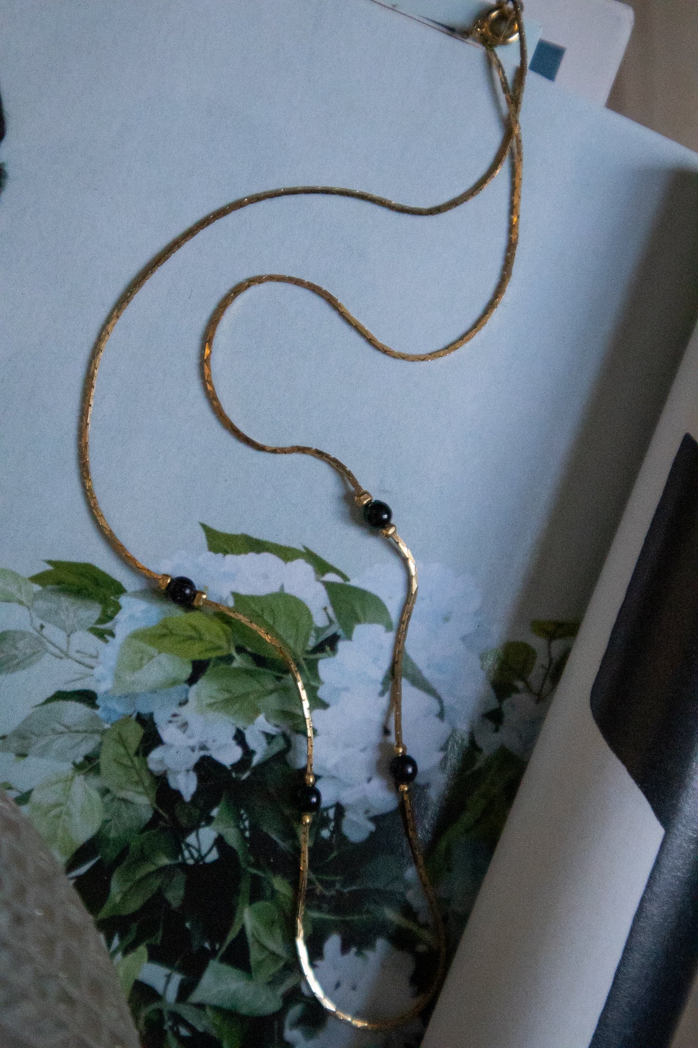 Black & gold Necklace