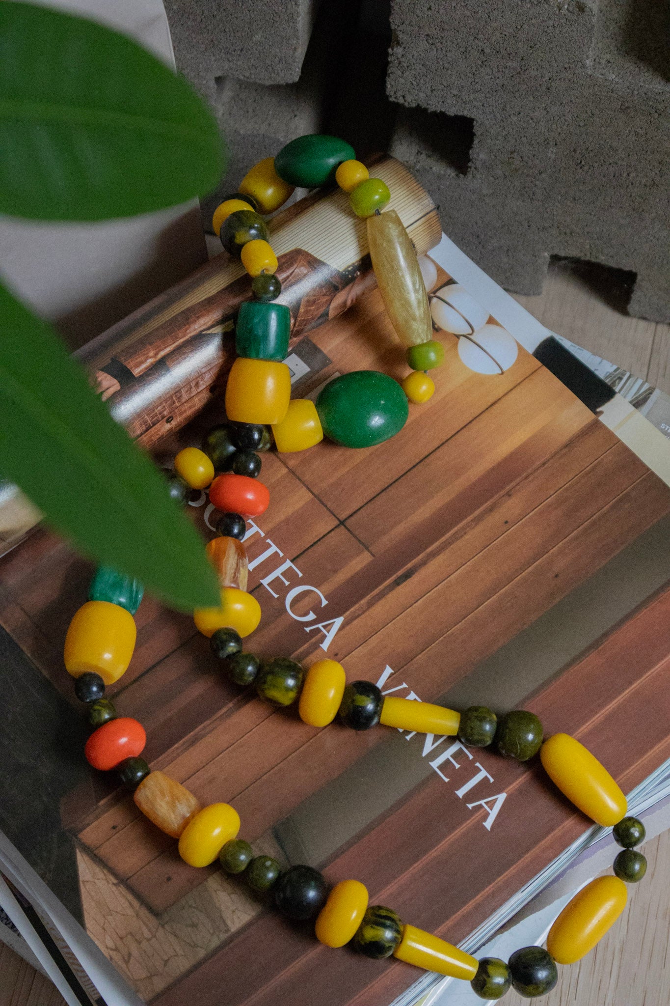 Bakelite Bead Necklace