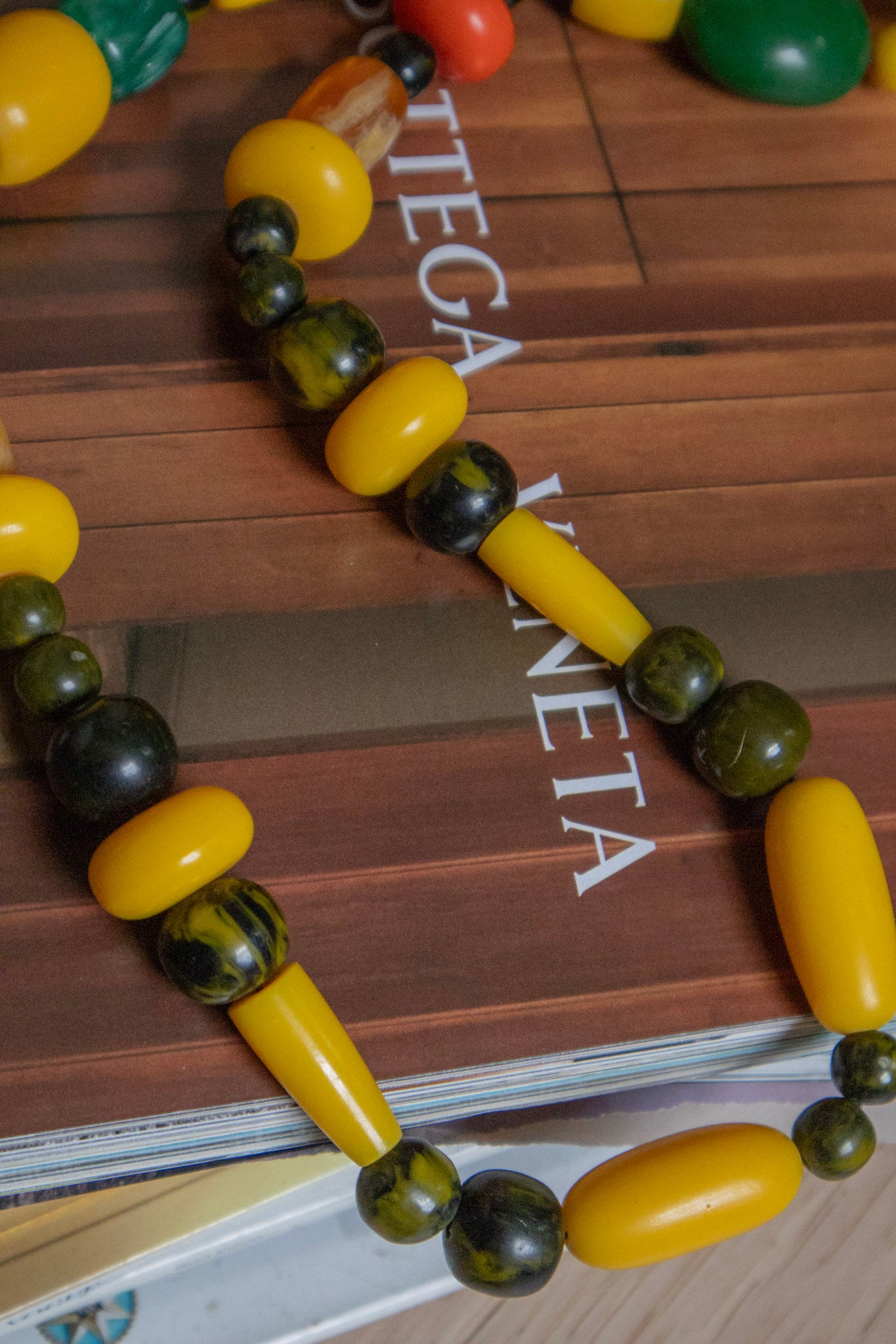 Bakelite Bead Necklace