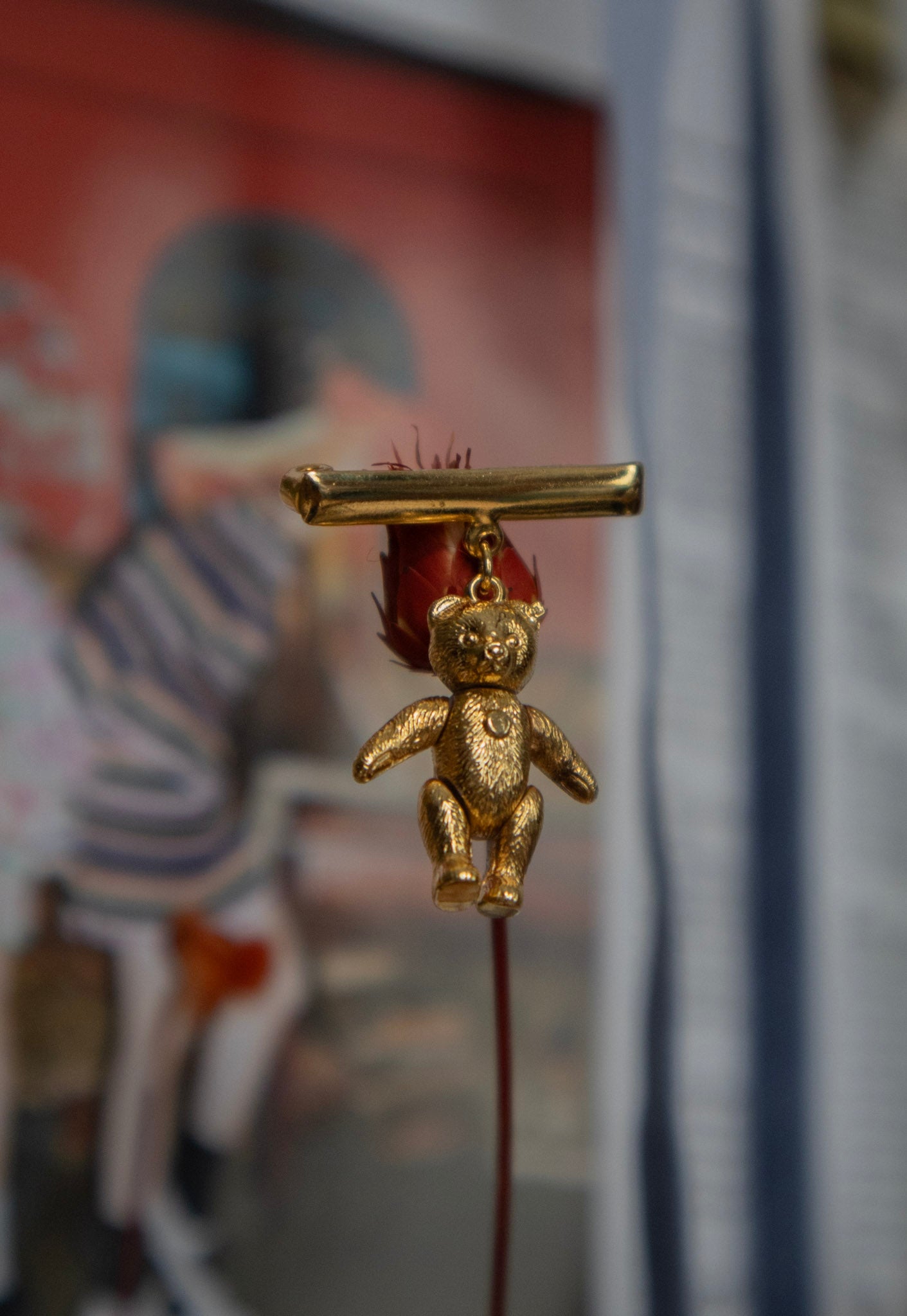 Golden Bear Brooch