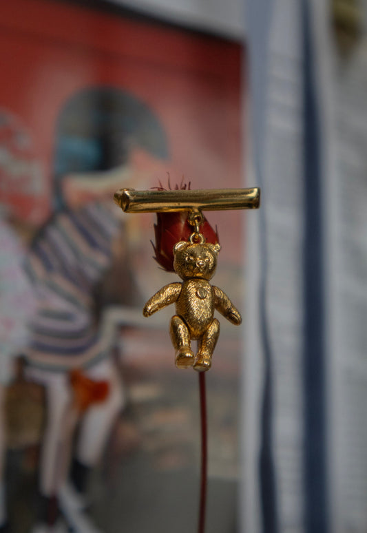 Golden Bear Brooch