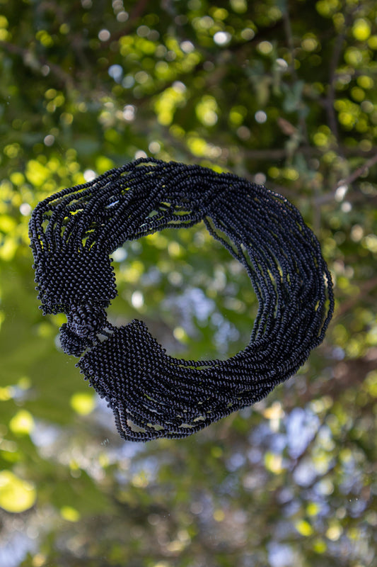 Black Beaded Choker