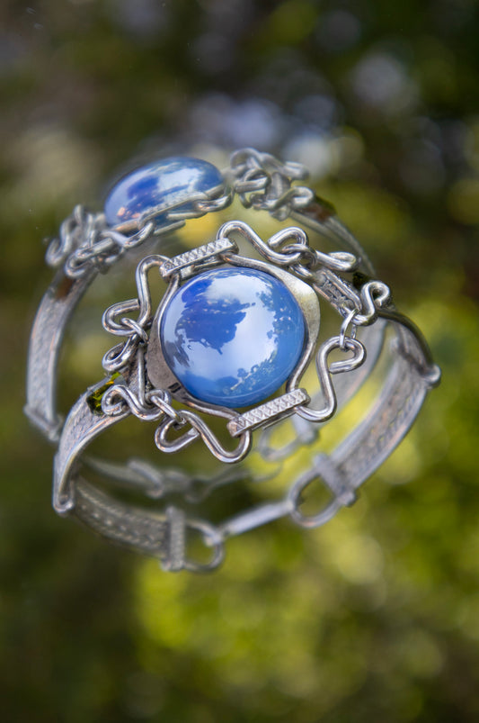 Sky Blue Glass Bangle