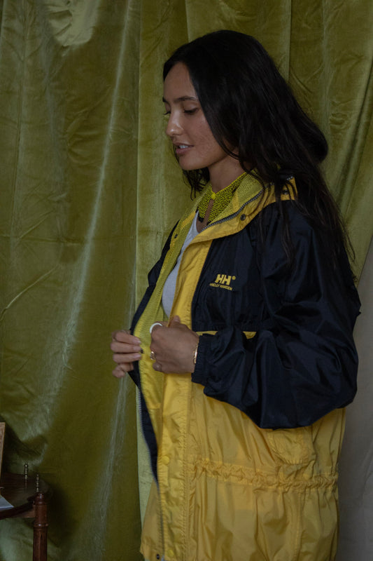 Black and Yellow Raincoat