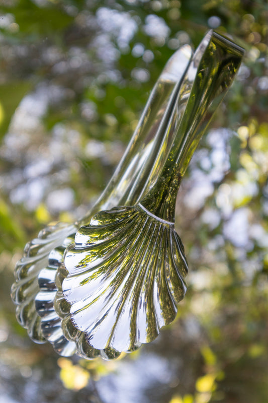 Silver Clam Shell Serving Tongs