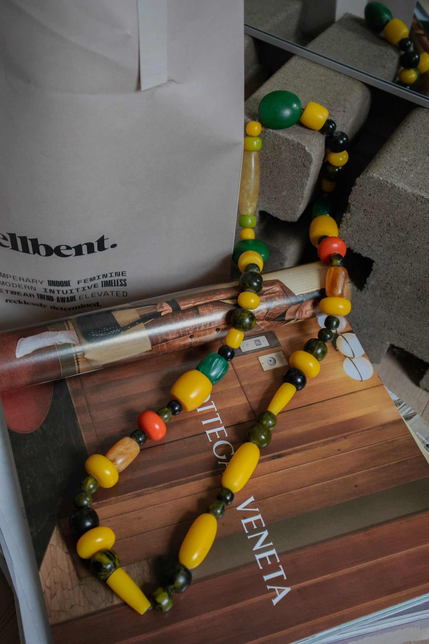 Bakelite Bead Necklace