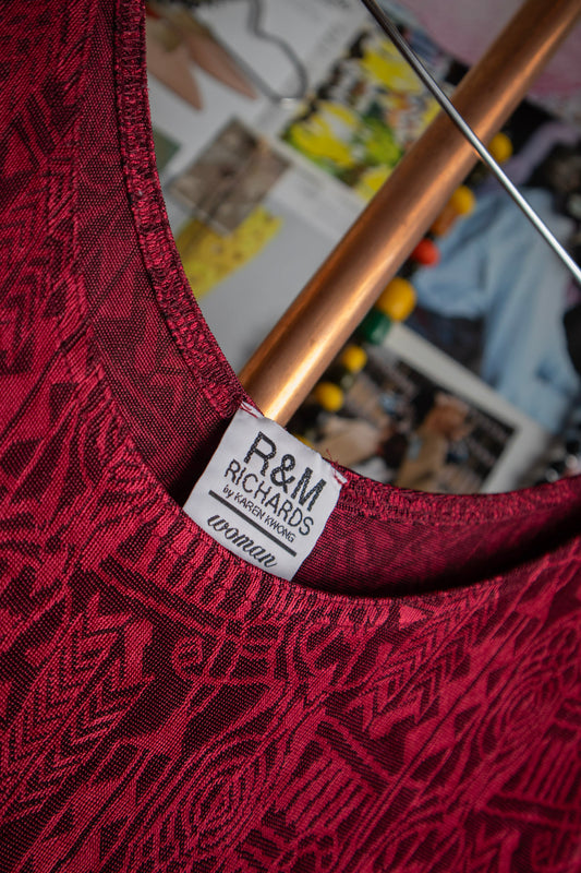 Burgundy Maxi