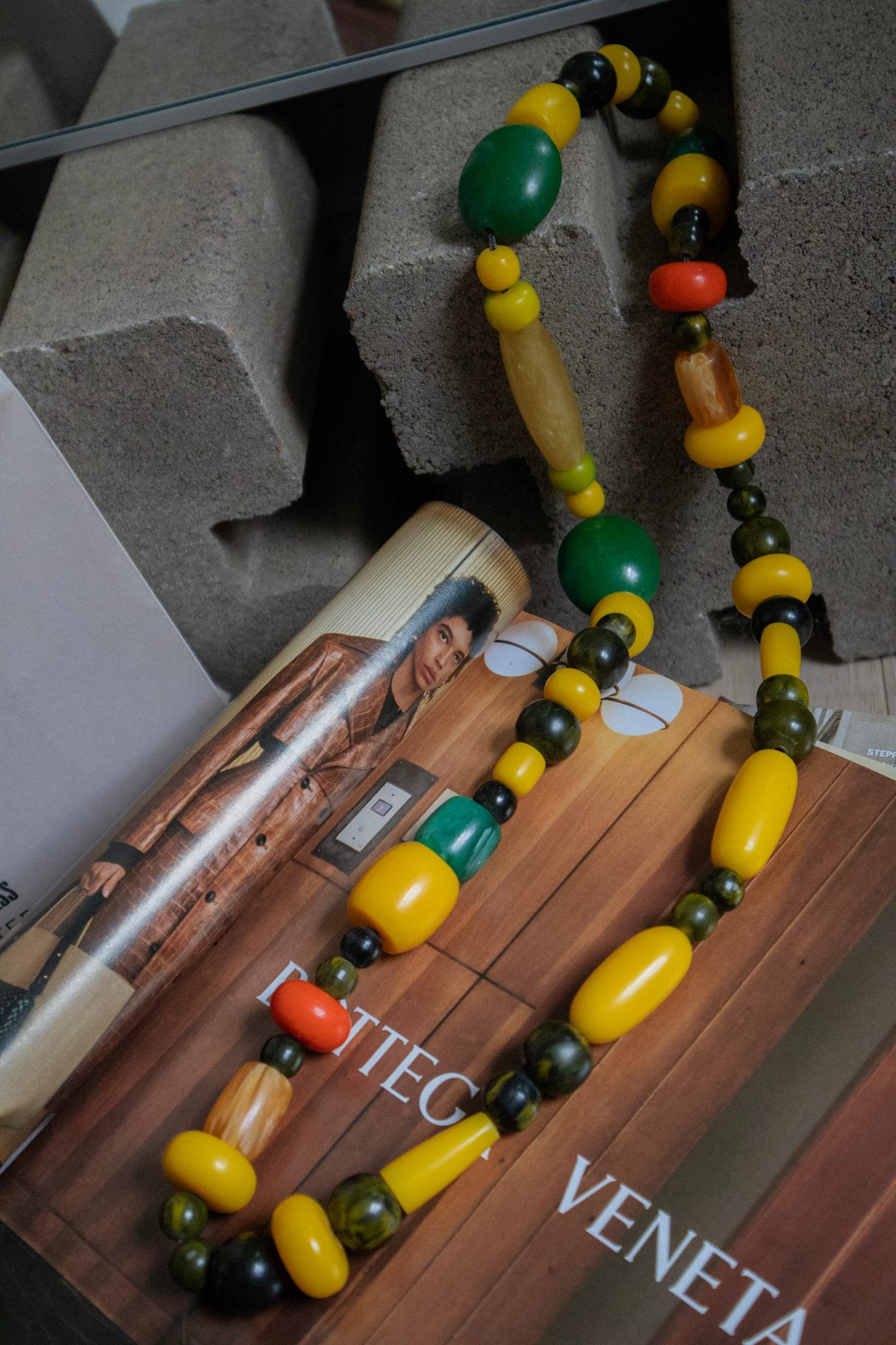 Bakelite Bead Necklace