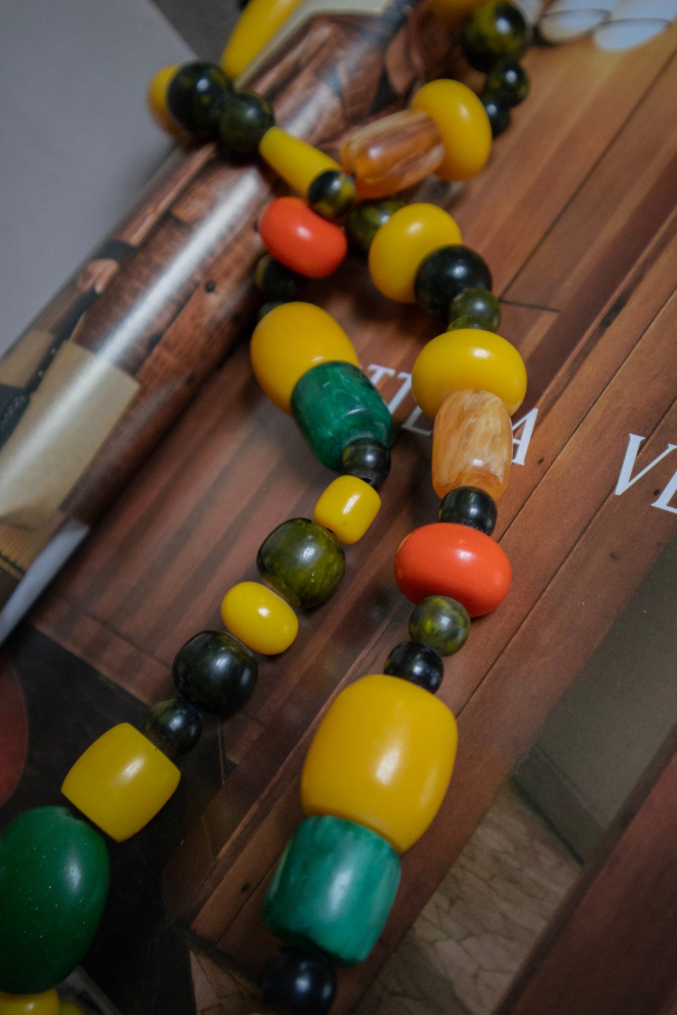 Bakelite Bead Necklace