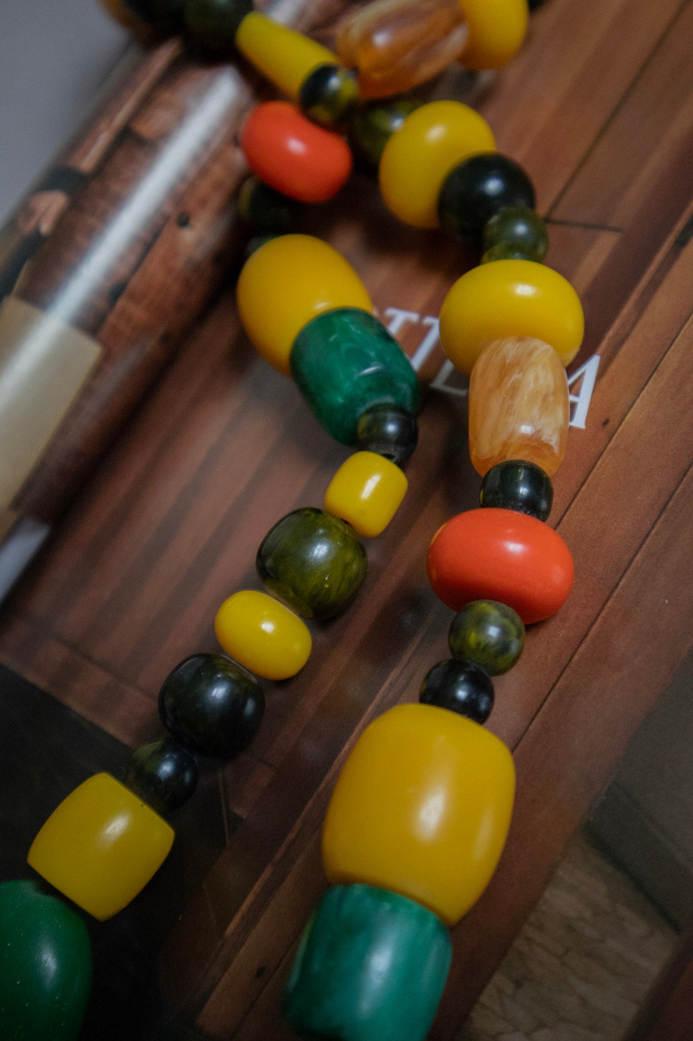 Bakelite Bead Necklace