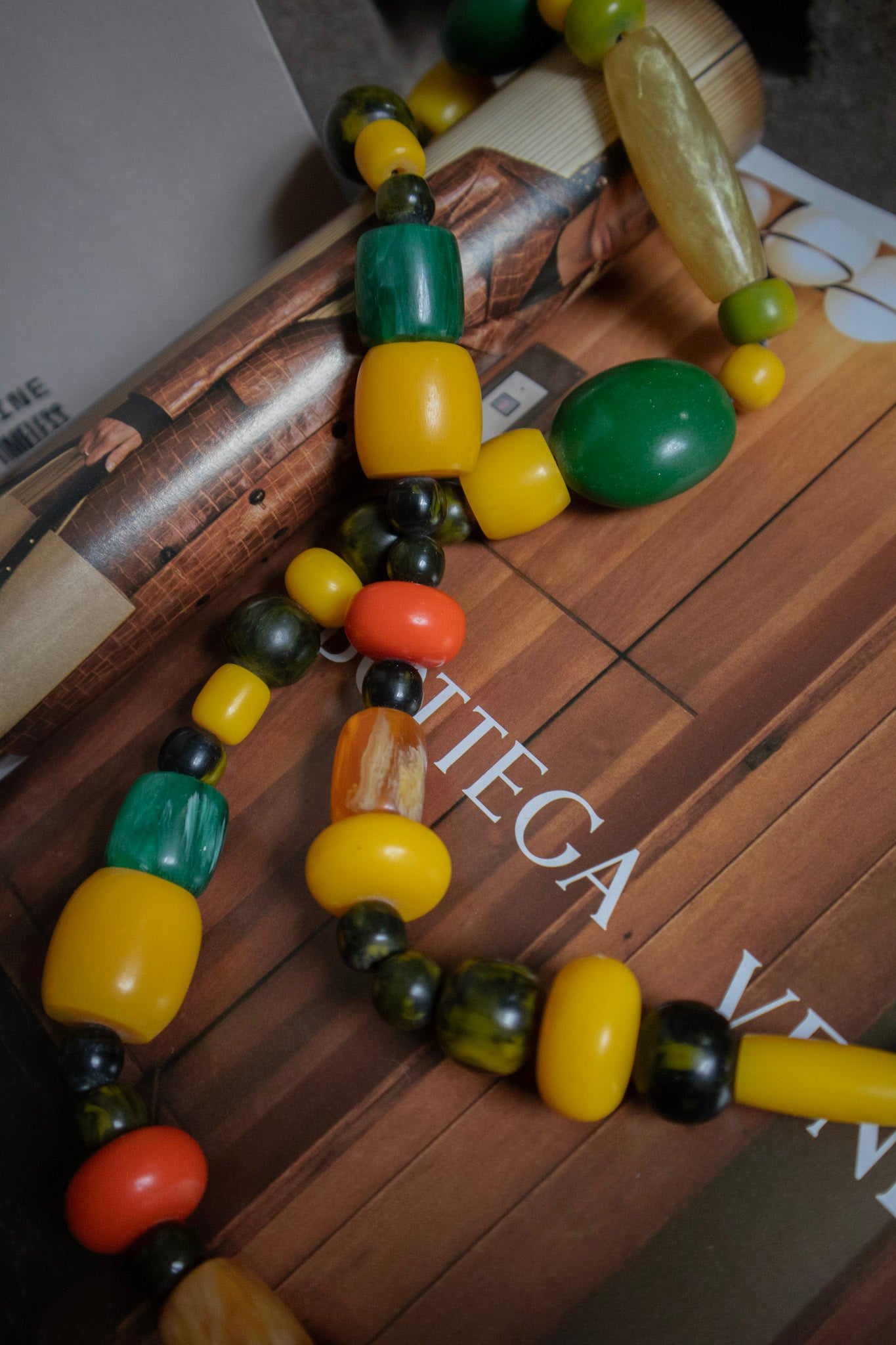 Bakelite Bead Necklace