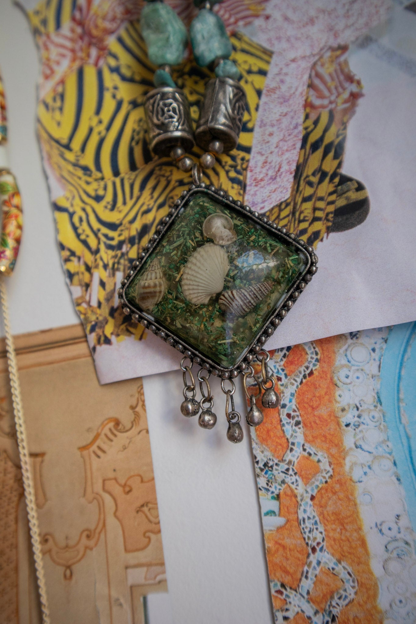 Resin Seashell Necklace